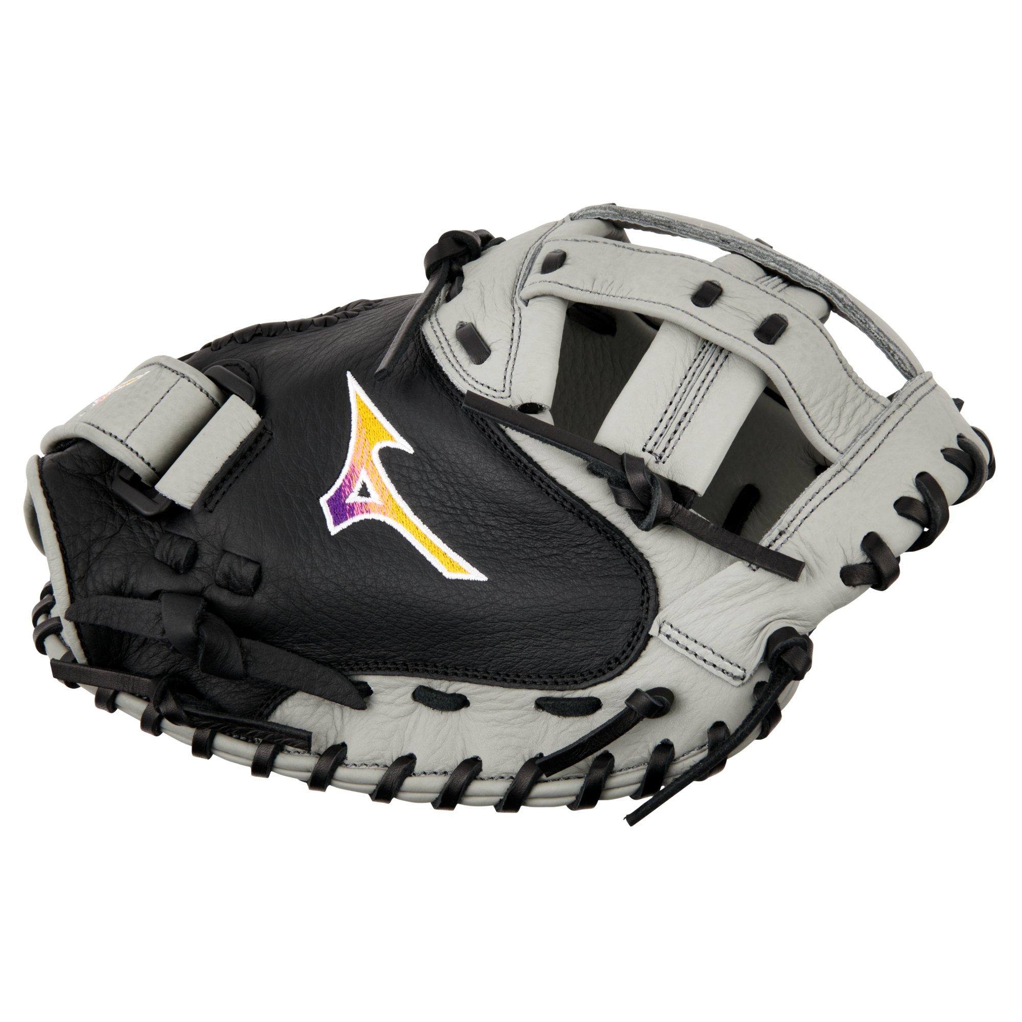 Mizuno Franchise 34" Fastpitch Catchers Mitt - Grey/Black