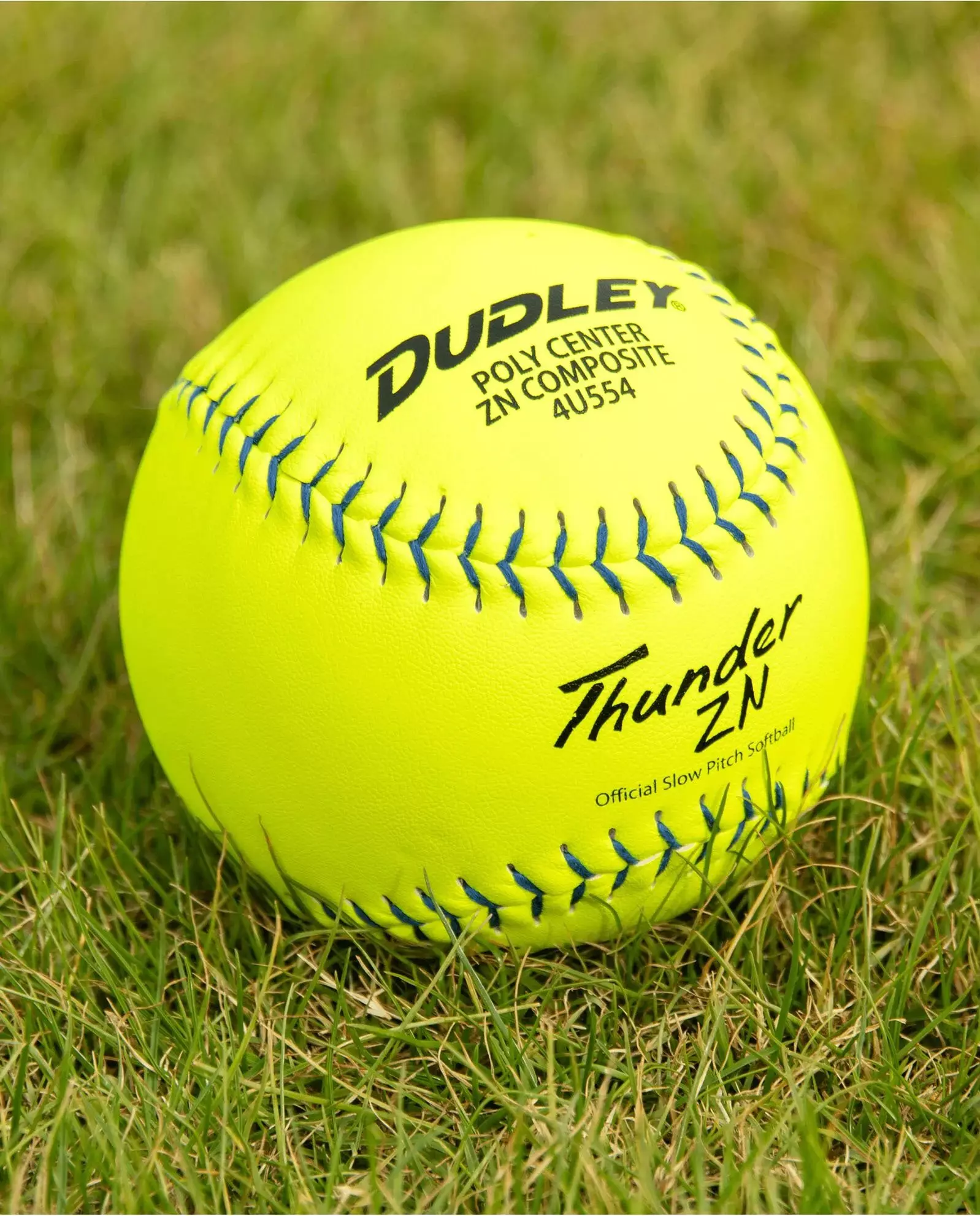 Dudley 12" USSSA Thunder ZM Pro-M Stamp Slowpitch Softball - YELLOW