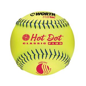 Worth USSSA 12" Hot Dot Slowpitch Softballs