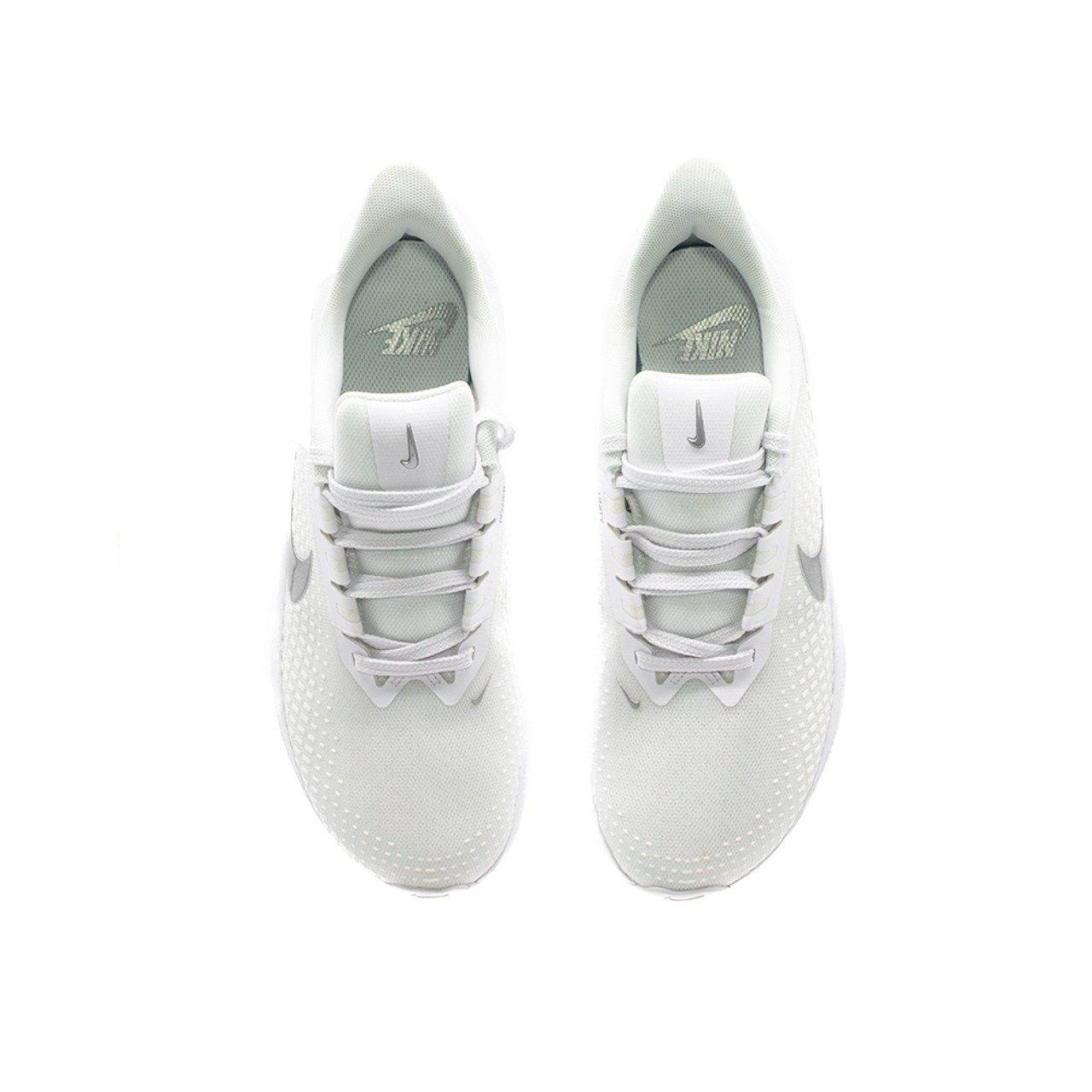 Nike Power Flight "White/Silver" Women's Cheerleading Shoe - WHITE/SILVER Thumbnail View 4