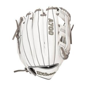Wilson A700 SMU 12" Softball Fielders Glove - White