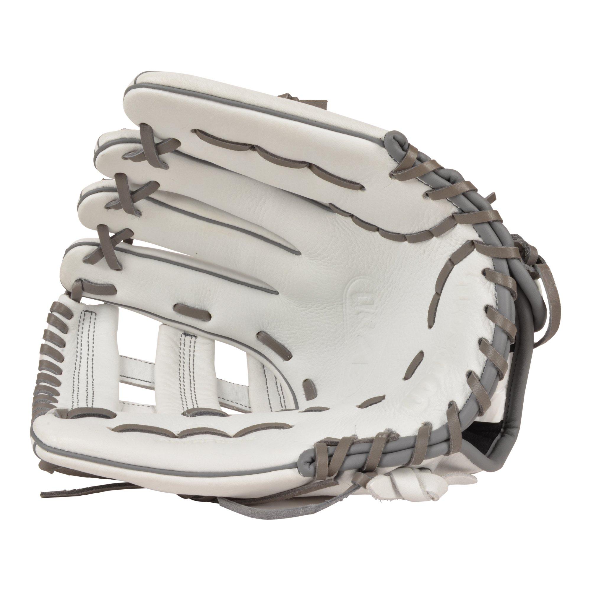 Wilson A700 SMU 12" Softball Fielders Glove - White - WHITE/GREY Thumbnail View 3