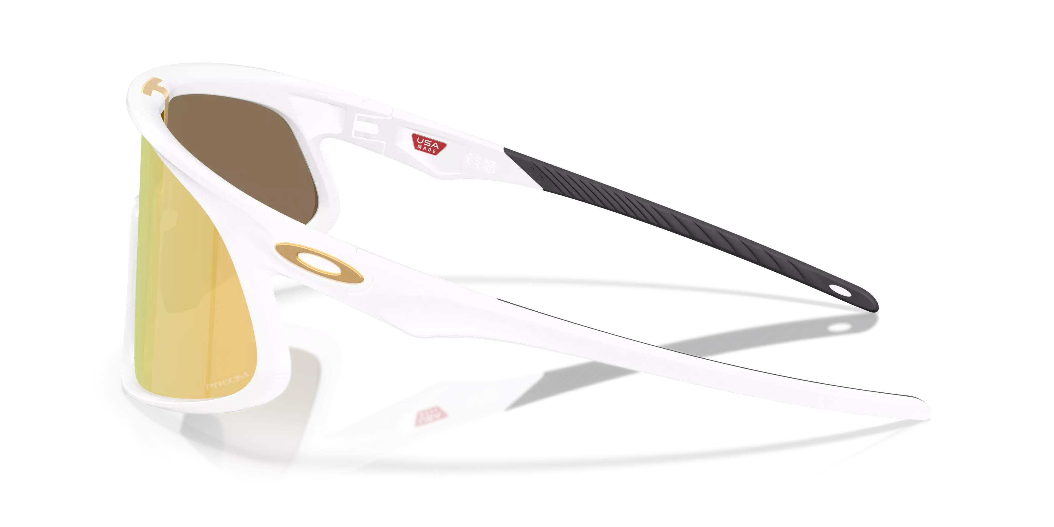 Oakley RSLV Sunglasses - WHITE/GOLD