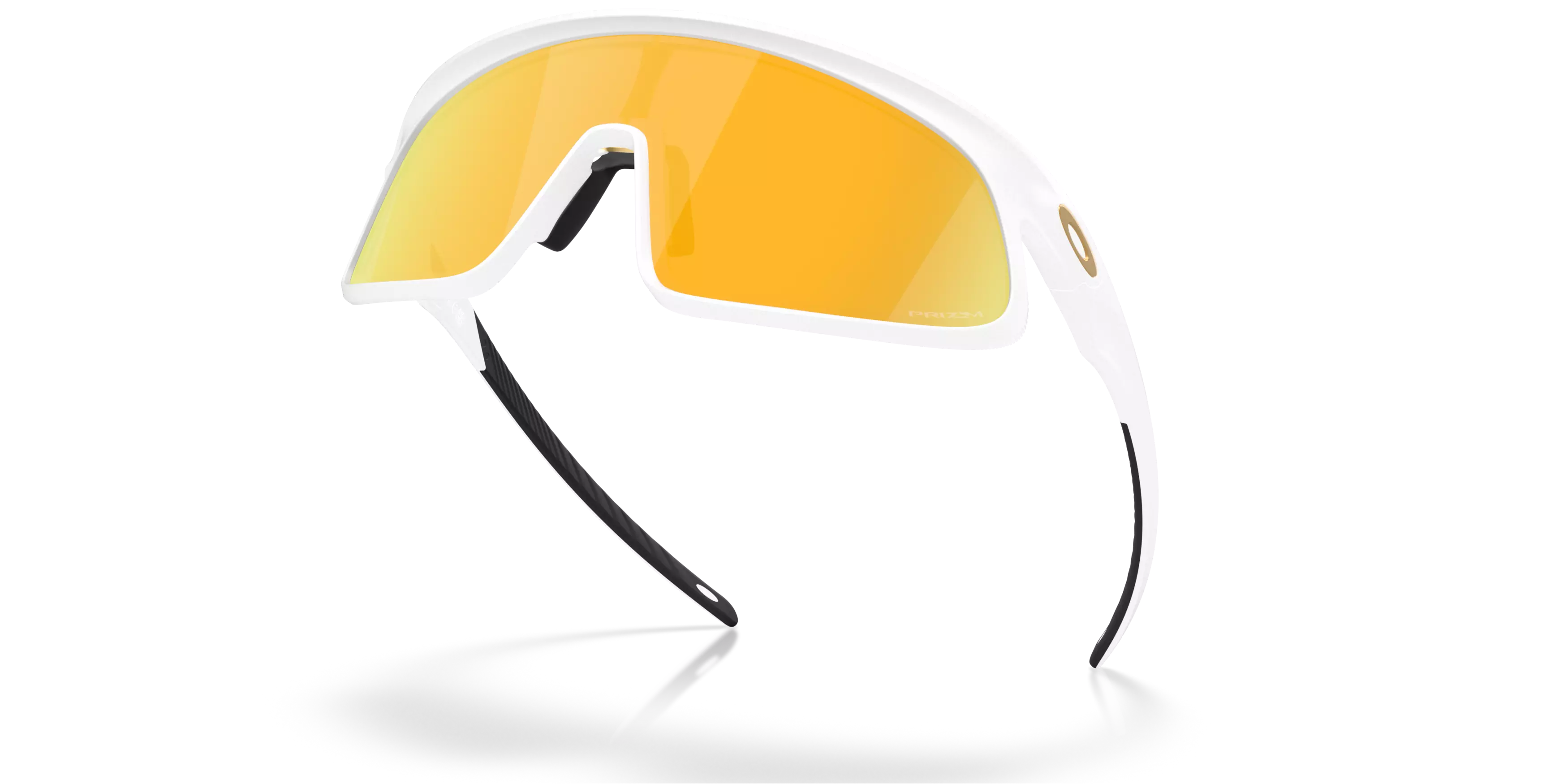 Oakley RSLV Sunglasses - WHITE/GOLD