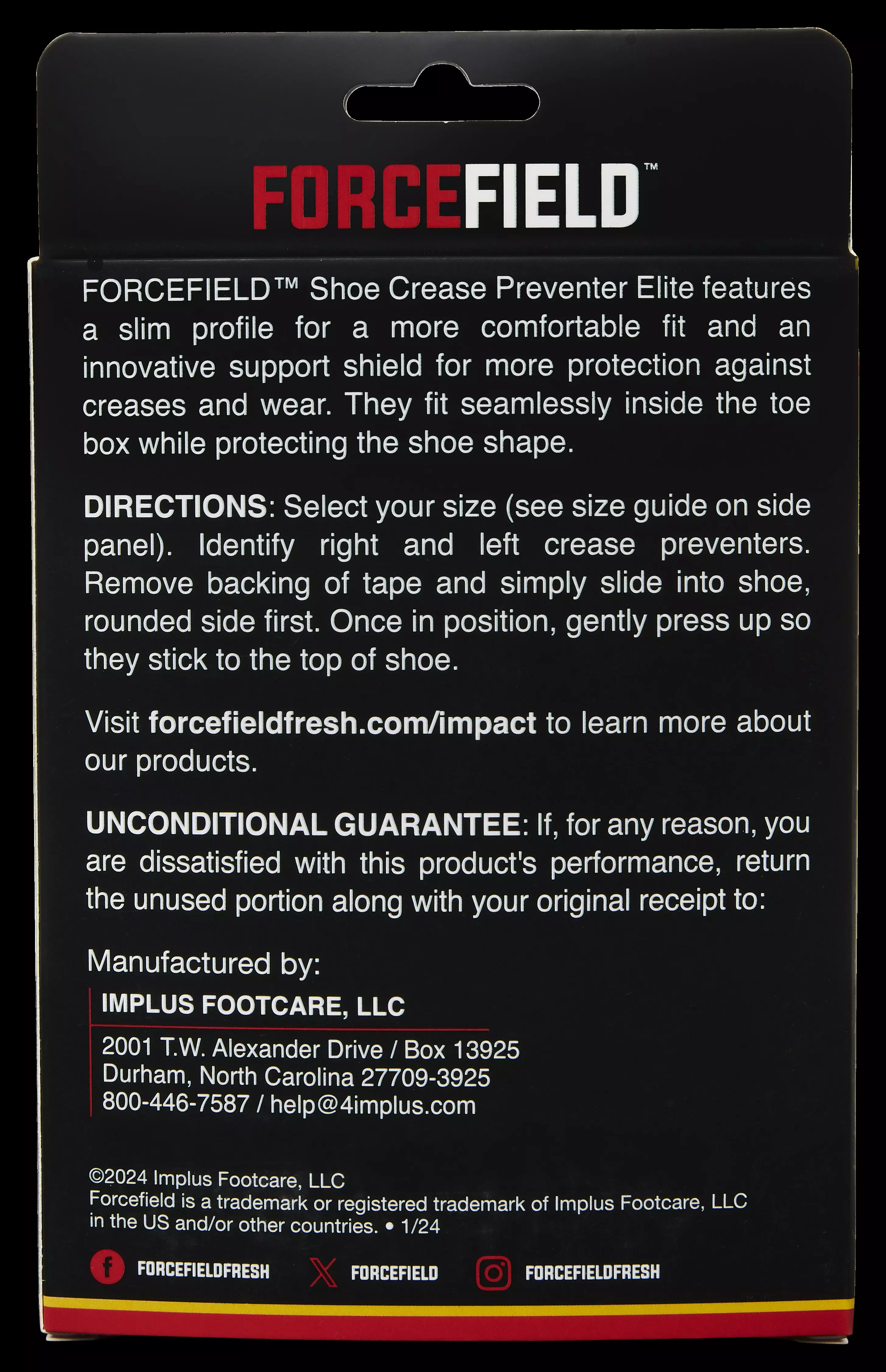 Implus Force Field Elite Crease Preventer - AS SHOWN