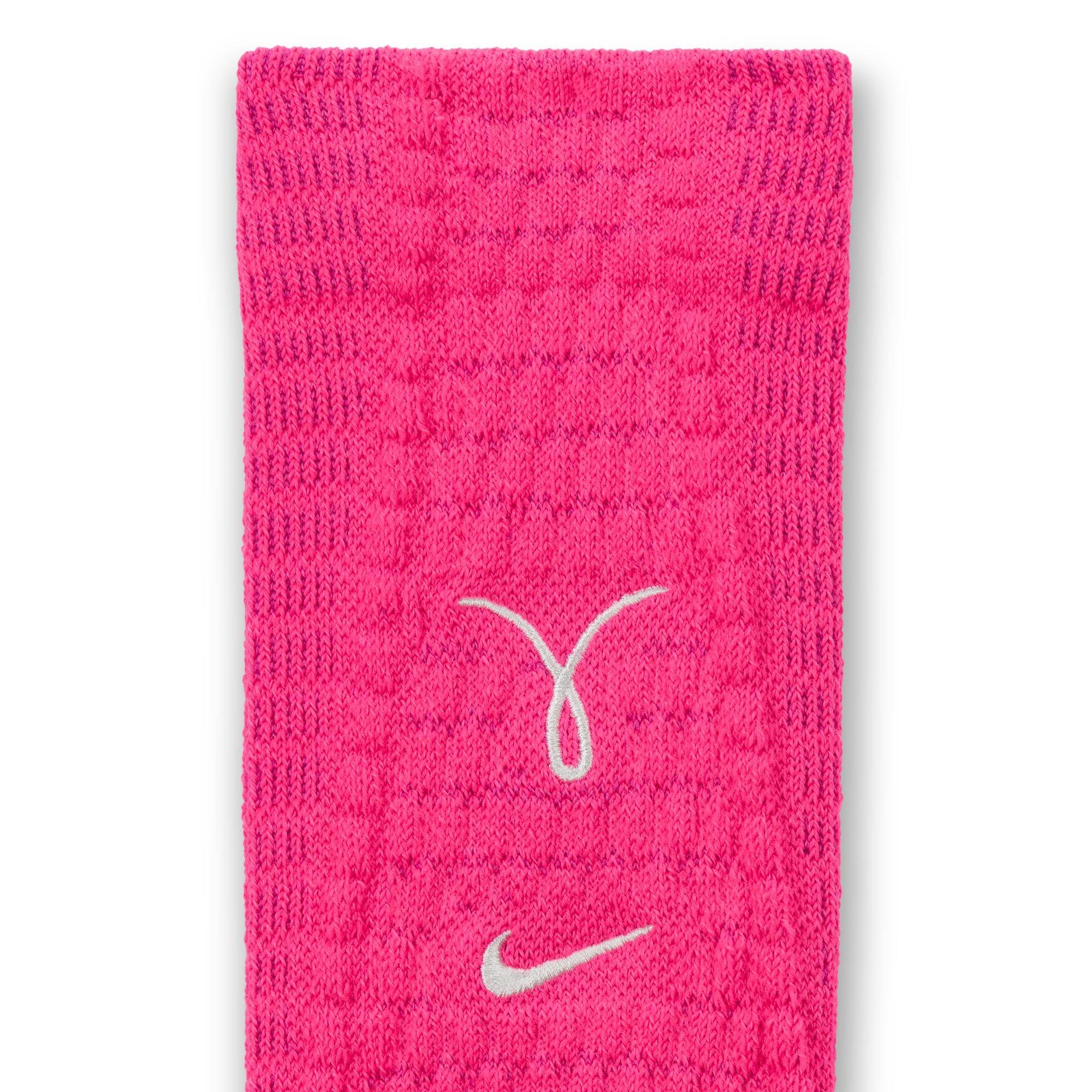 Nike Elite 2.0 Pink Basketball Crew Socks