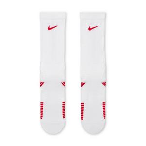 Nike Elite 2.0 Basketball Crew Socks - White/Red
