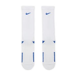 Nike Elite 2.0 Basketball Crew Socks - White/Royal