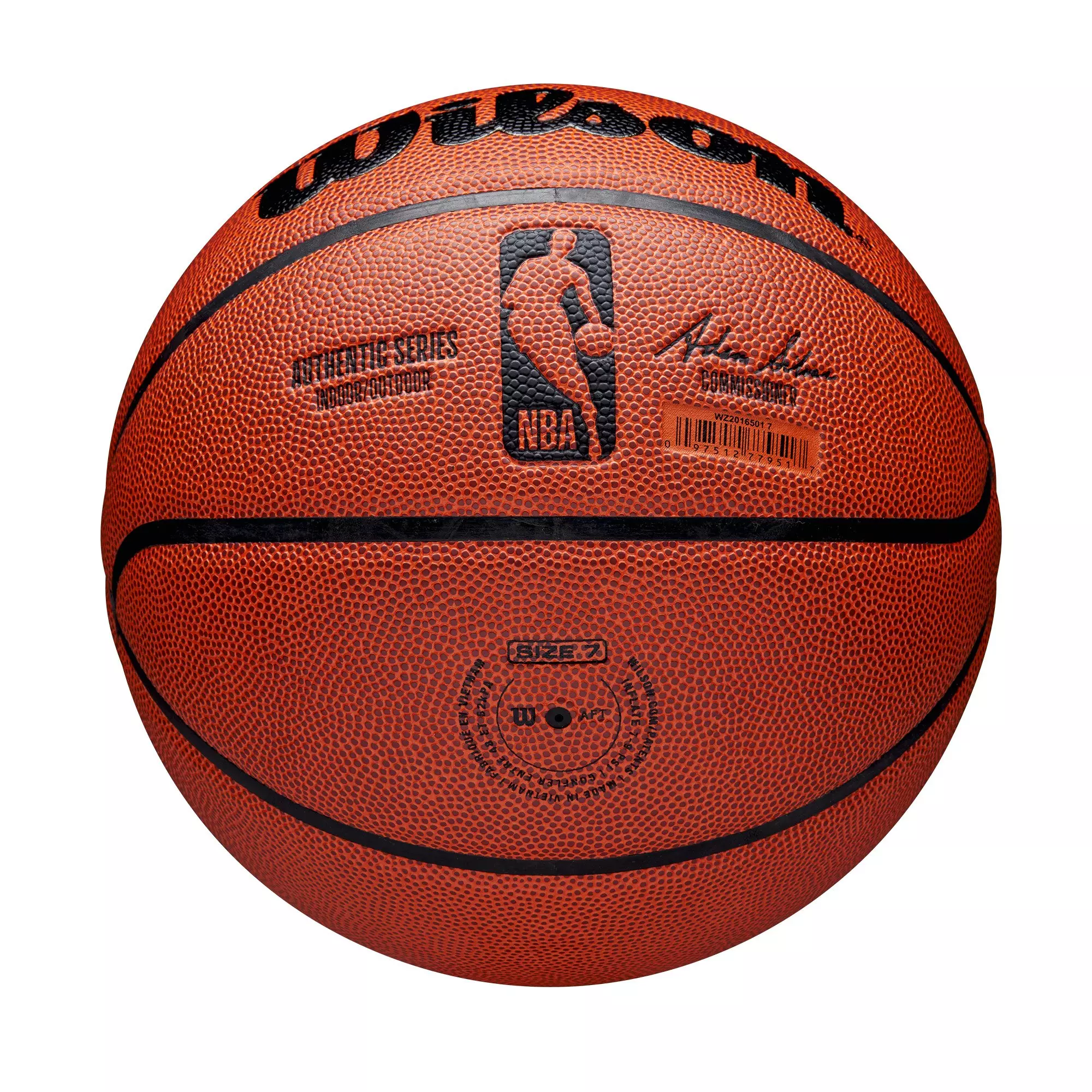 Wilson NBA Authentic Indoor/Outdoor Basketball - ORANGE