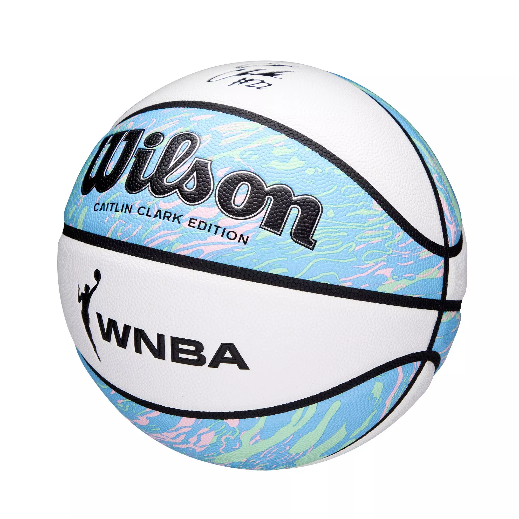 Wilson WNBA Caitlin Clark Oasis Basketball - WHITE/MULTI
