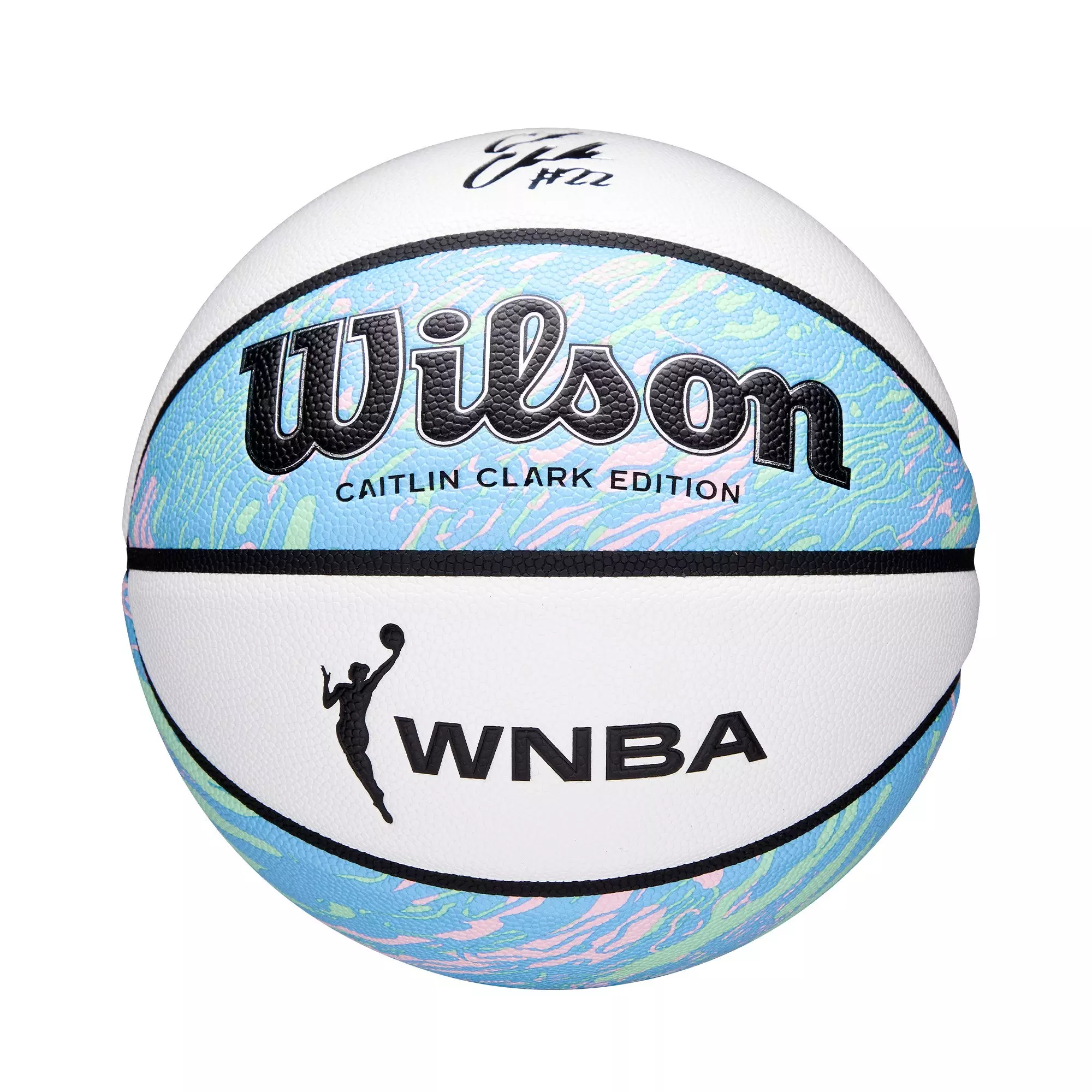 Wilson WNBA Caitlin Clark Oasis Basketball - WHITE/MULTI