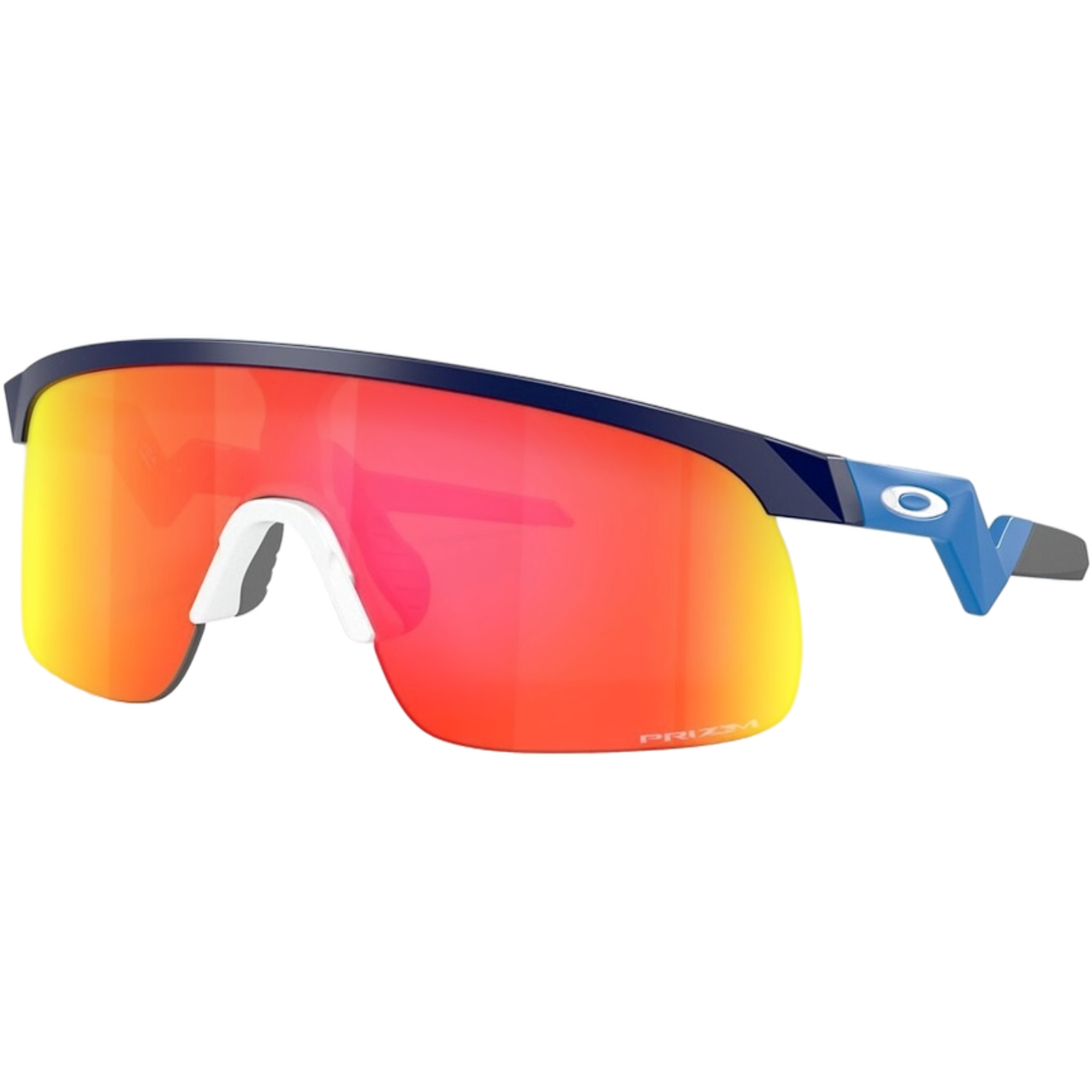 Oakley Resistor Sunglasses (Youth Fit) - Prizm Ruby Lenses and Matte Navy Frame