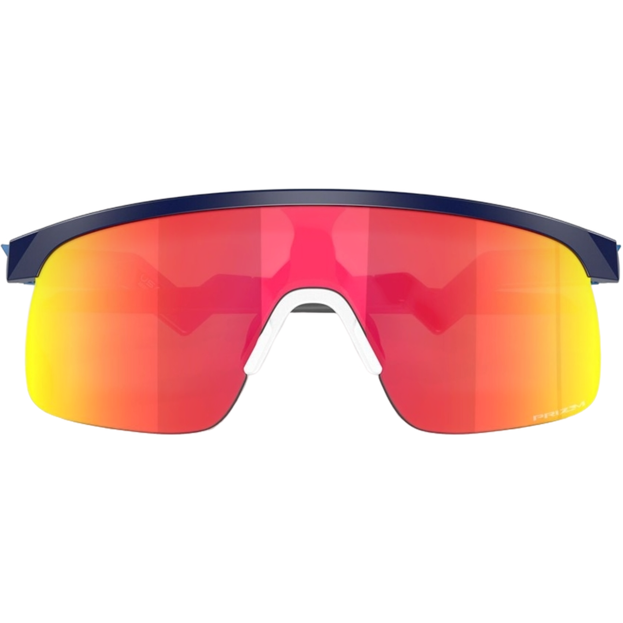 Oakley Resistor Sunglasses (Youth Fit) - Prizm Ruby Lenses and Matte Navy Frame