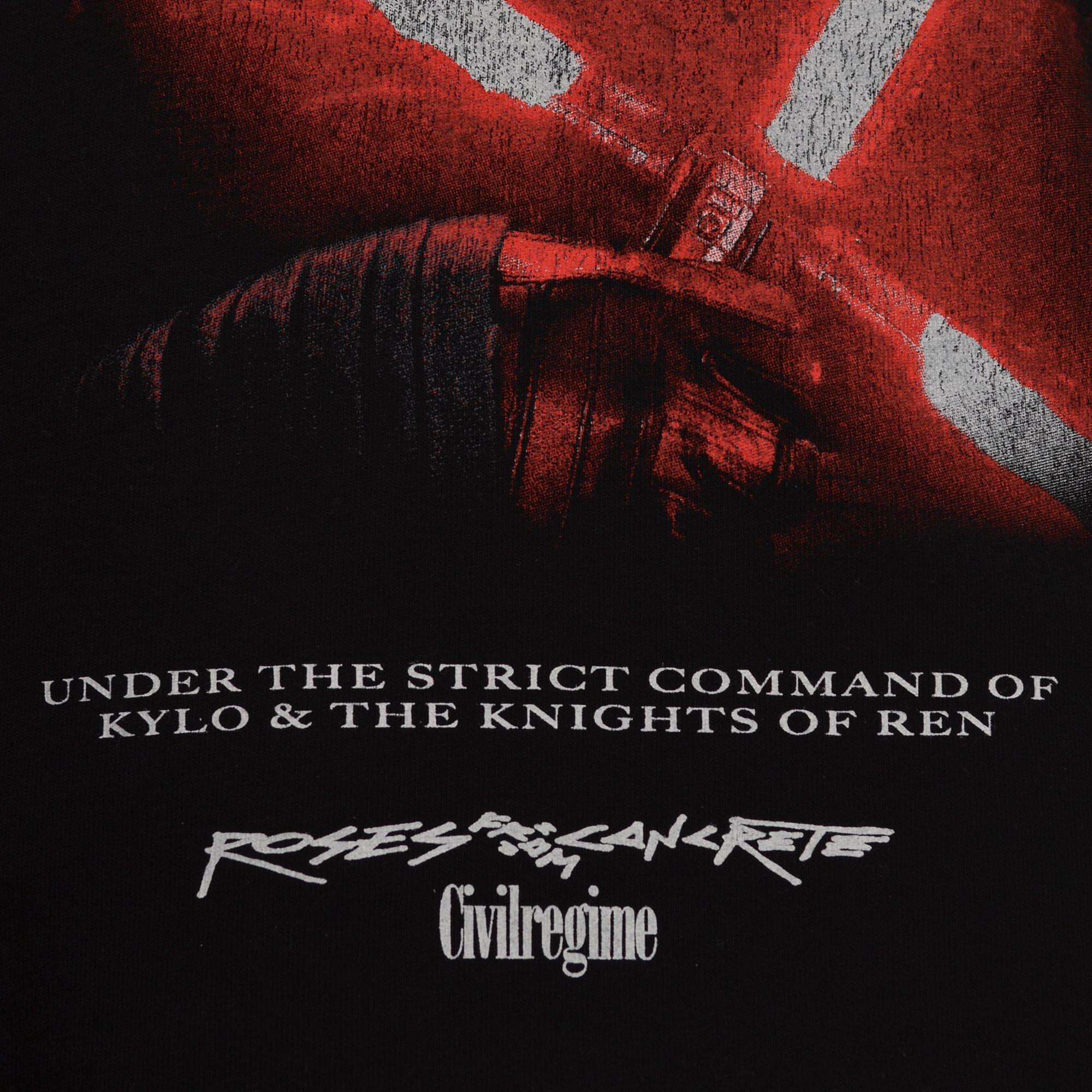 Civil Regime Men's Star Wars Knights Of Ren Tee - BLACK Thumbnail View 7