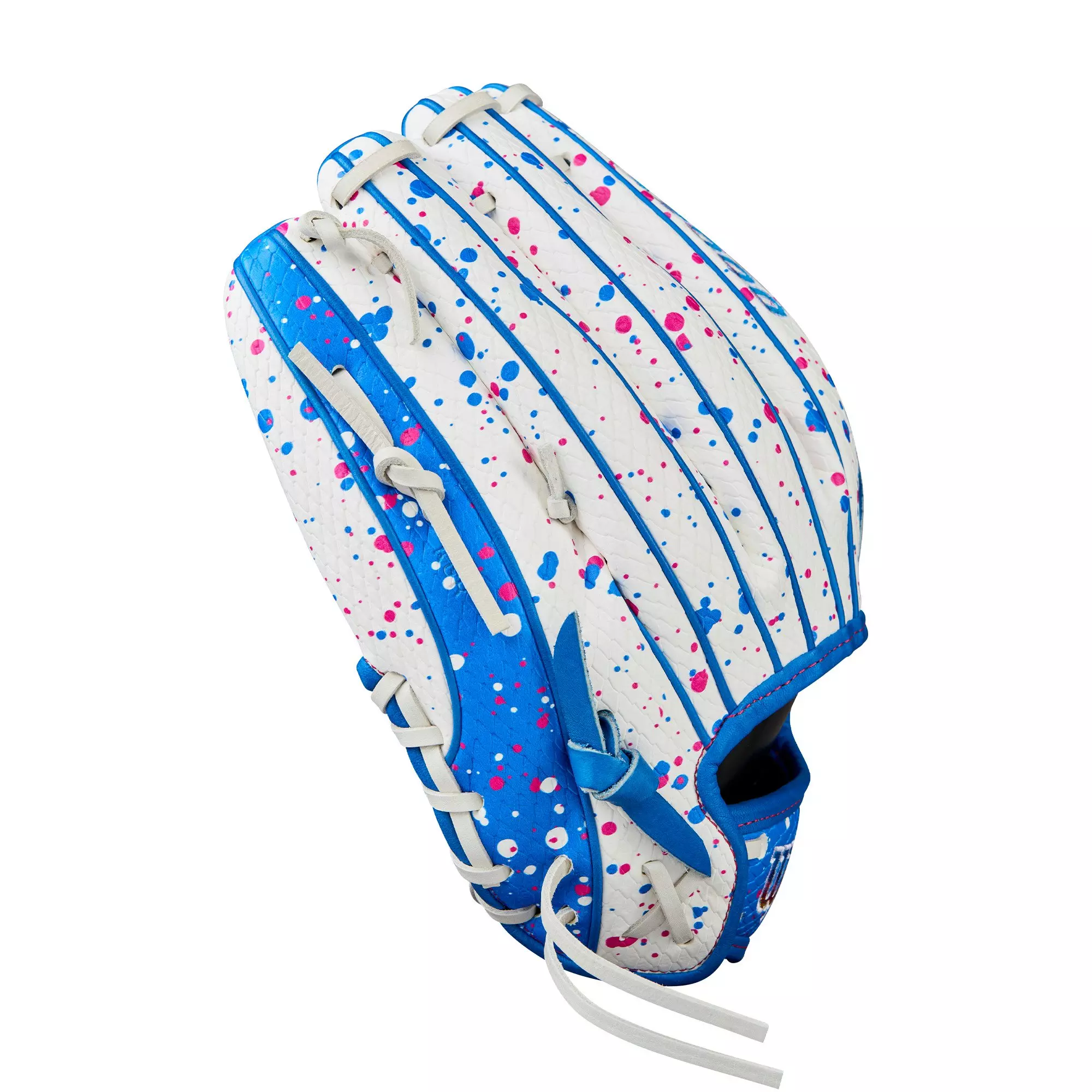 Wilson A2000 H12SS 12” Love the Moment Infield Fastpitch Softball Glove 2025 - WHITE/BLUE/PINK