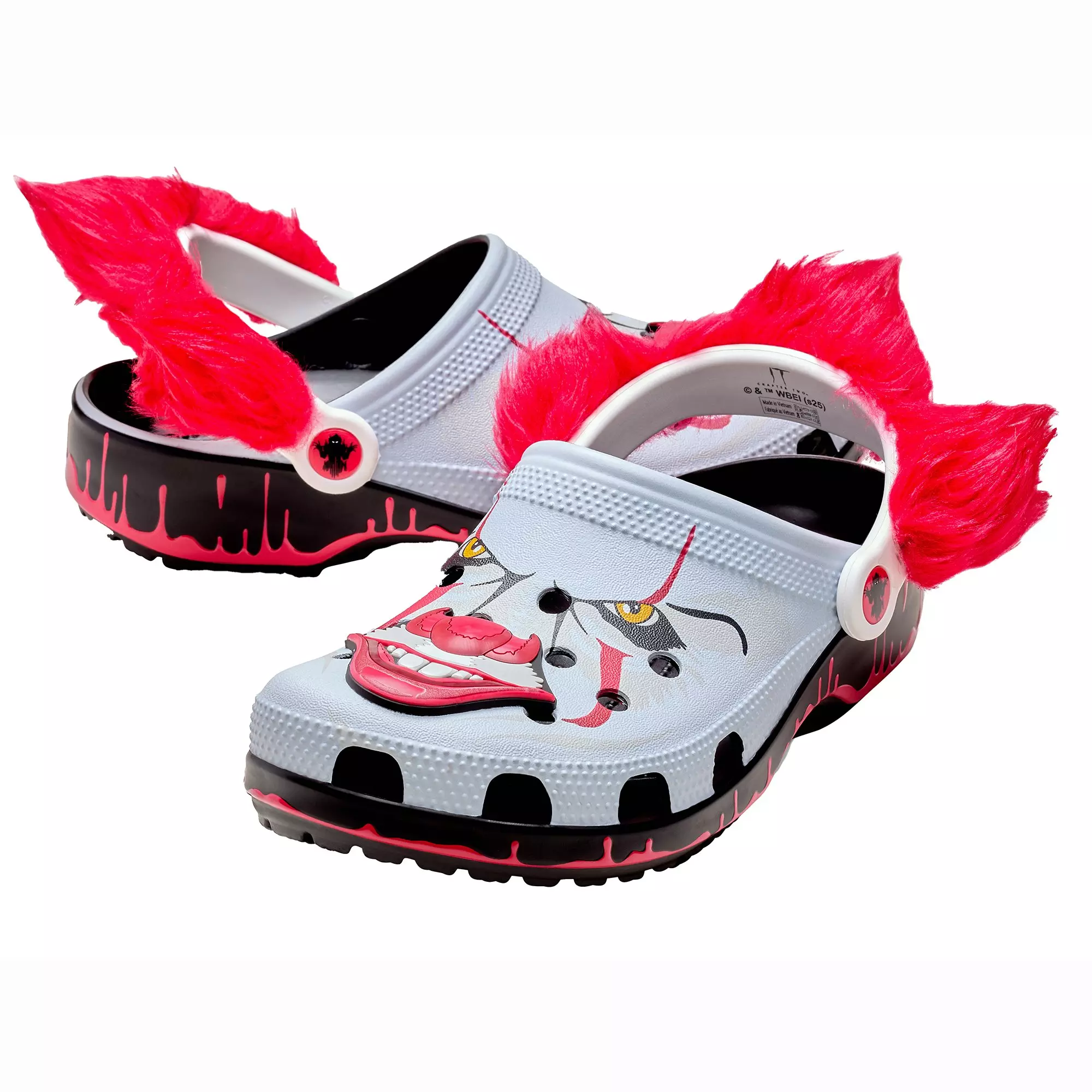 Crocs IT Chapter 2 "Pennywise" Classic Clog - WHITE/RED/BLACK