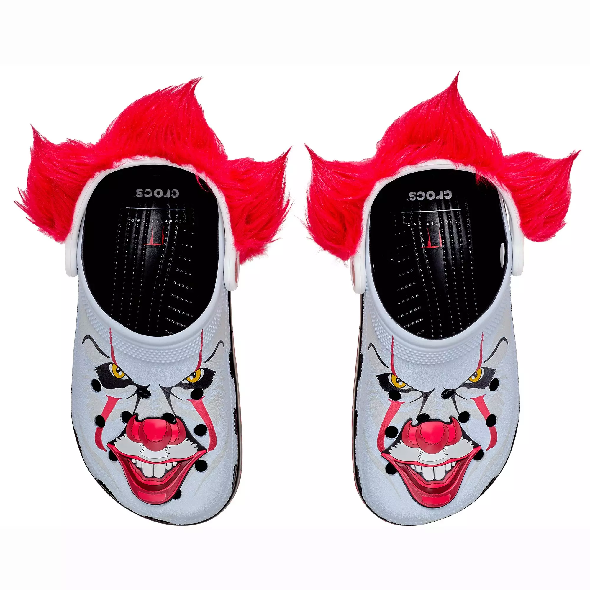 Crocs IT Chapter 2 "Pennywise" Classic Clog - WHITE/RED/BLACK