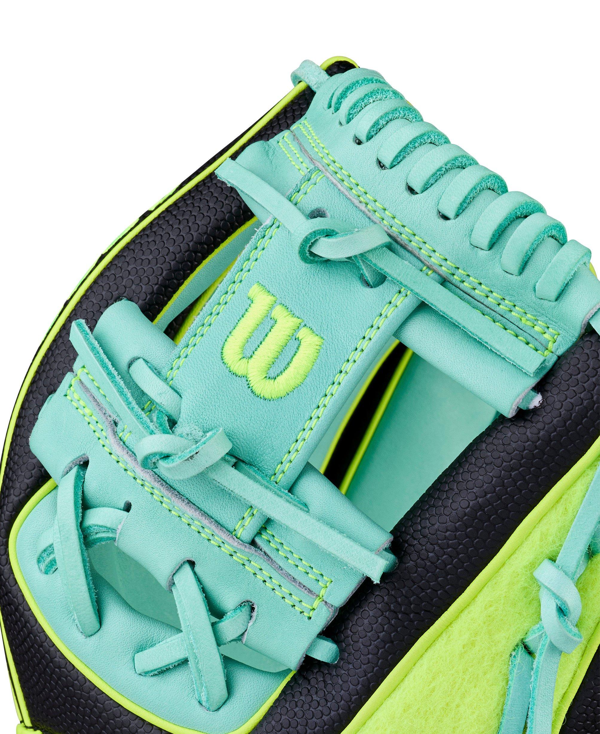 Wilson A2000 1786 Series 11.5" Black/Optic/Seafoam Baseball Fielders Glove