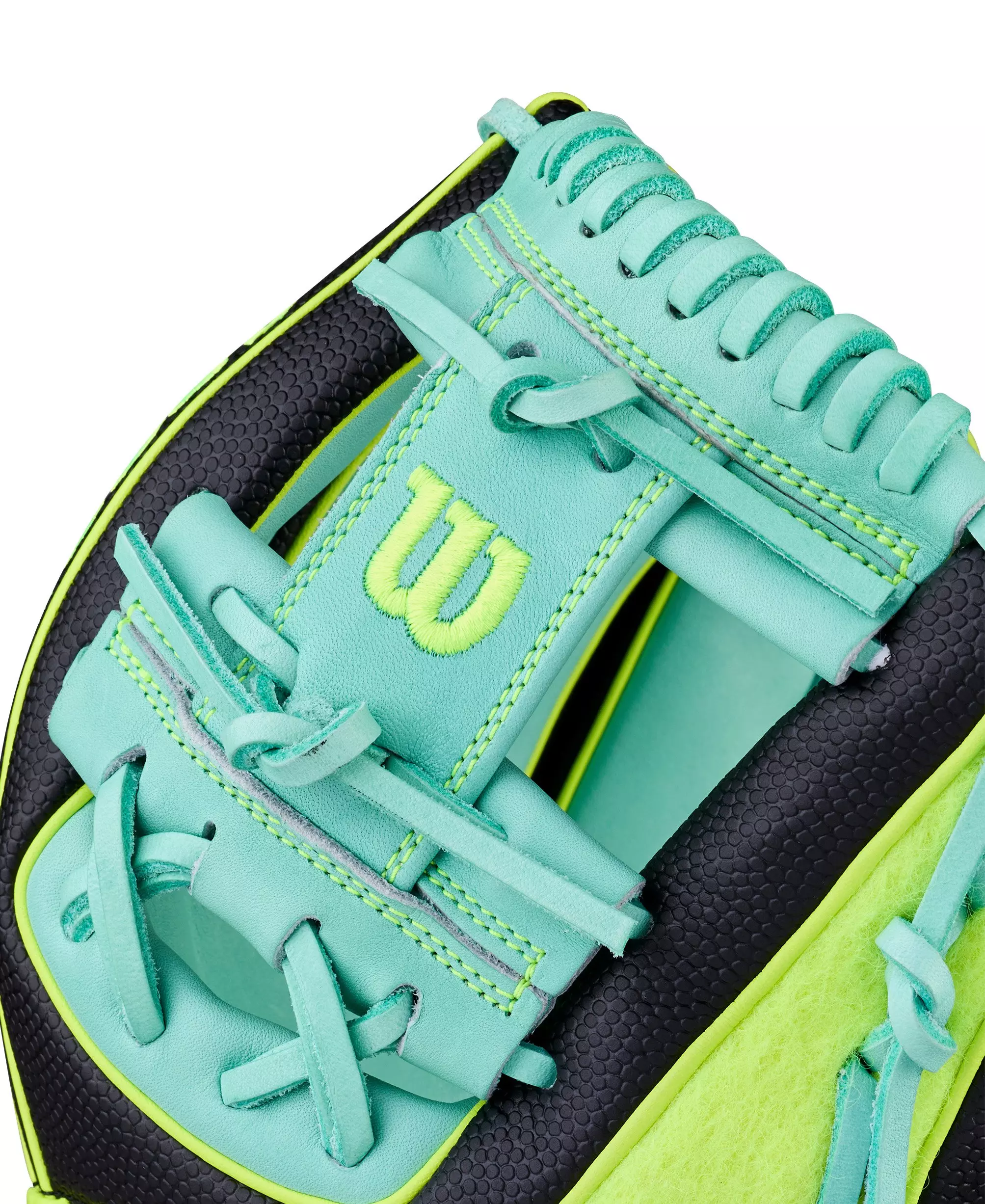 Wilson A2000 1786SS Series 11.5" Baseball Fielders Glove - Black/Optic/Seafoam - BLACK/OPTIC/SEAFOAM