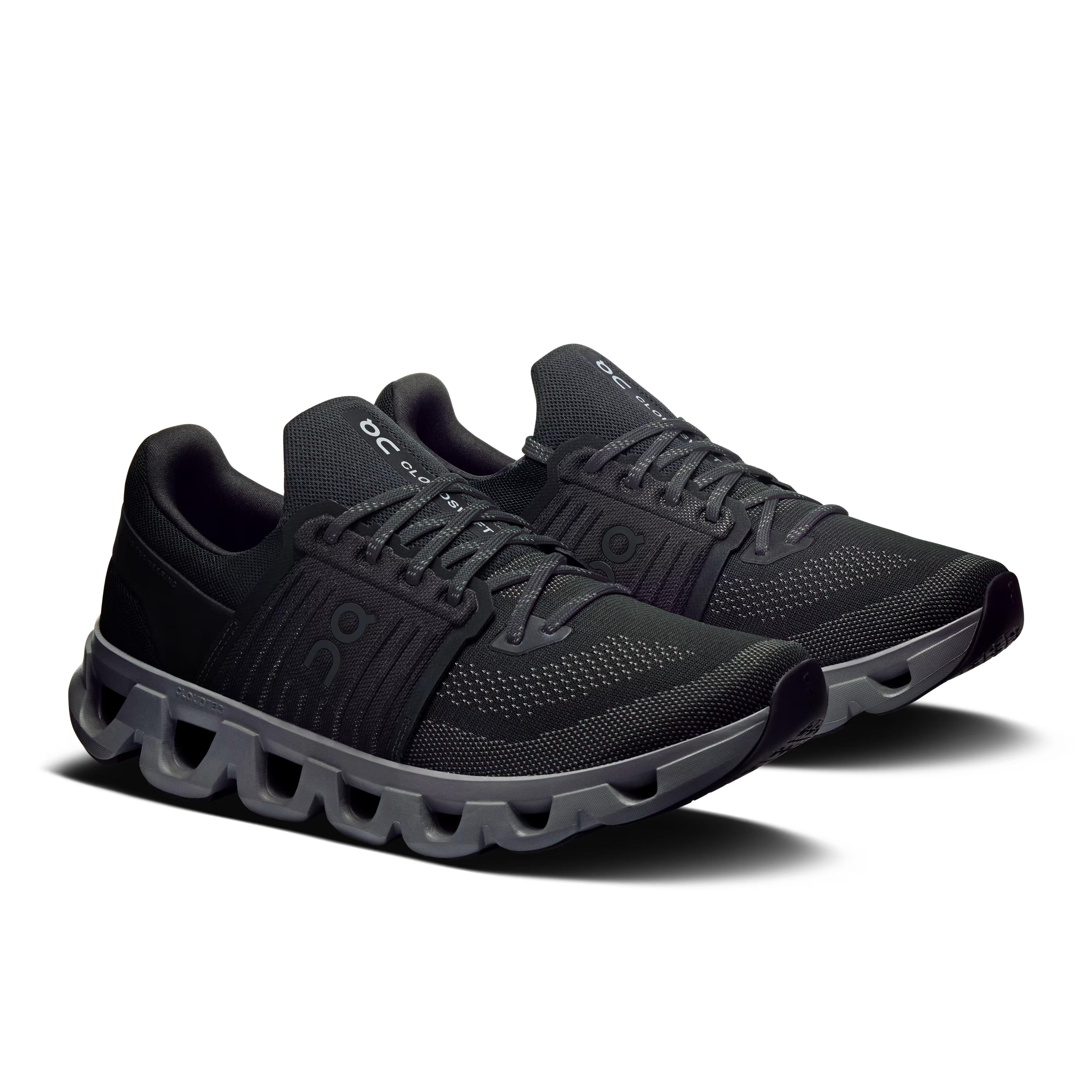 On Cloudswift 4 AD "Black/Rock" Men's Shoe - BLACK Thumbnail View 6