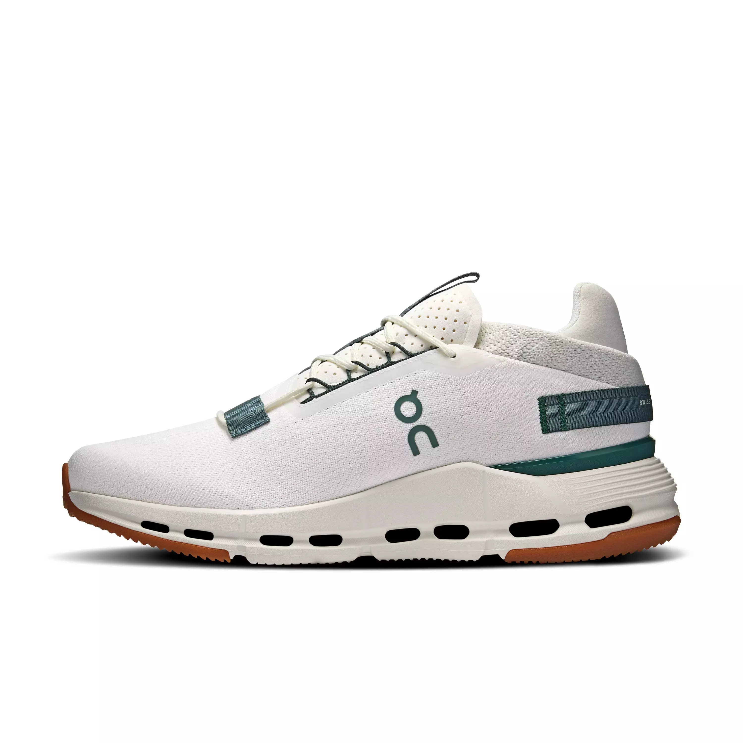 On Cloudnova 2 "Ivory/Olive" Men's Shoe - WHITE/GREEN