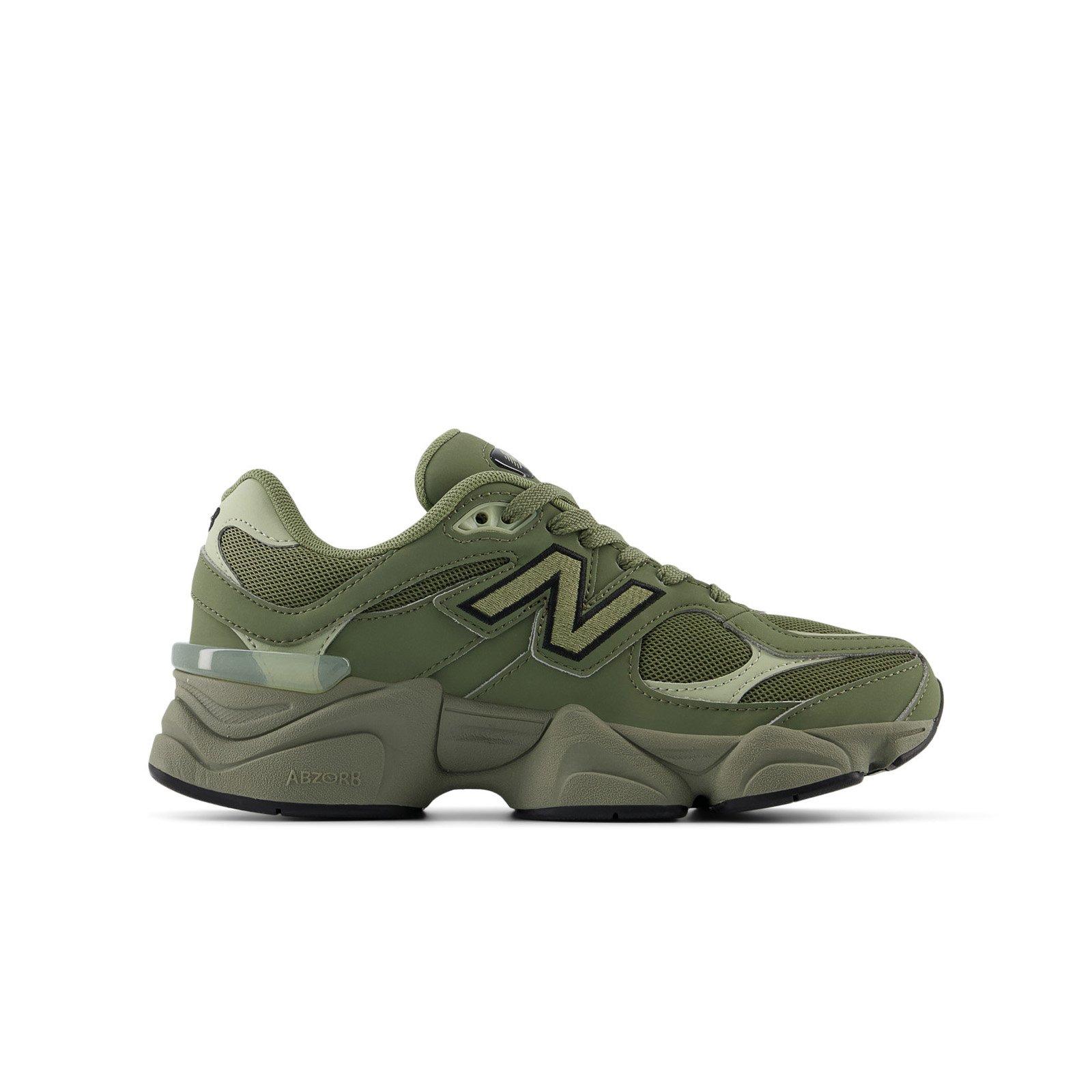 New Balance 9060 Grade School Boys' "Dark Olive" Shoe