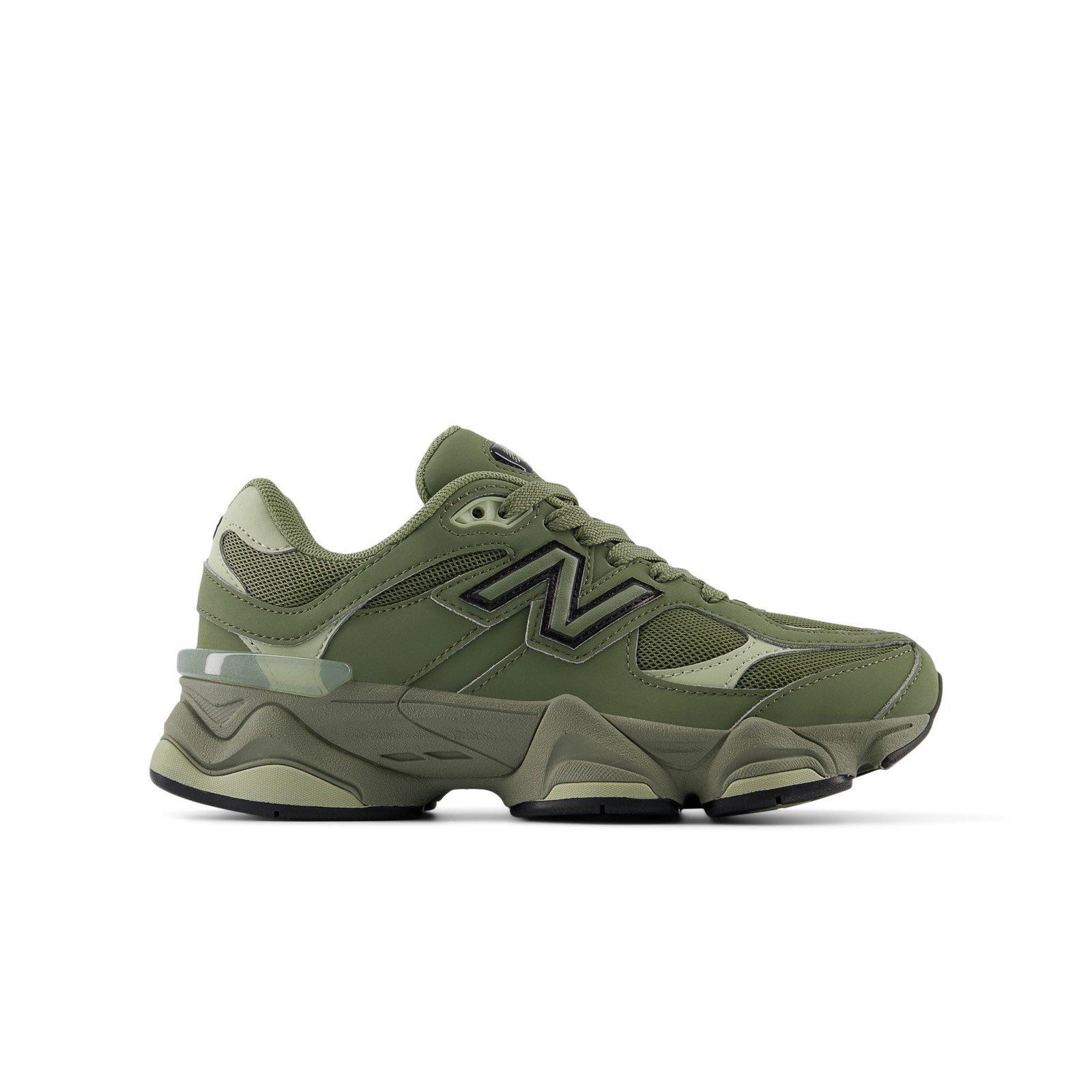 New Balance 9060 "Dark Olive" Grade School Girls' Shoe