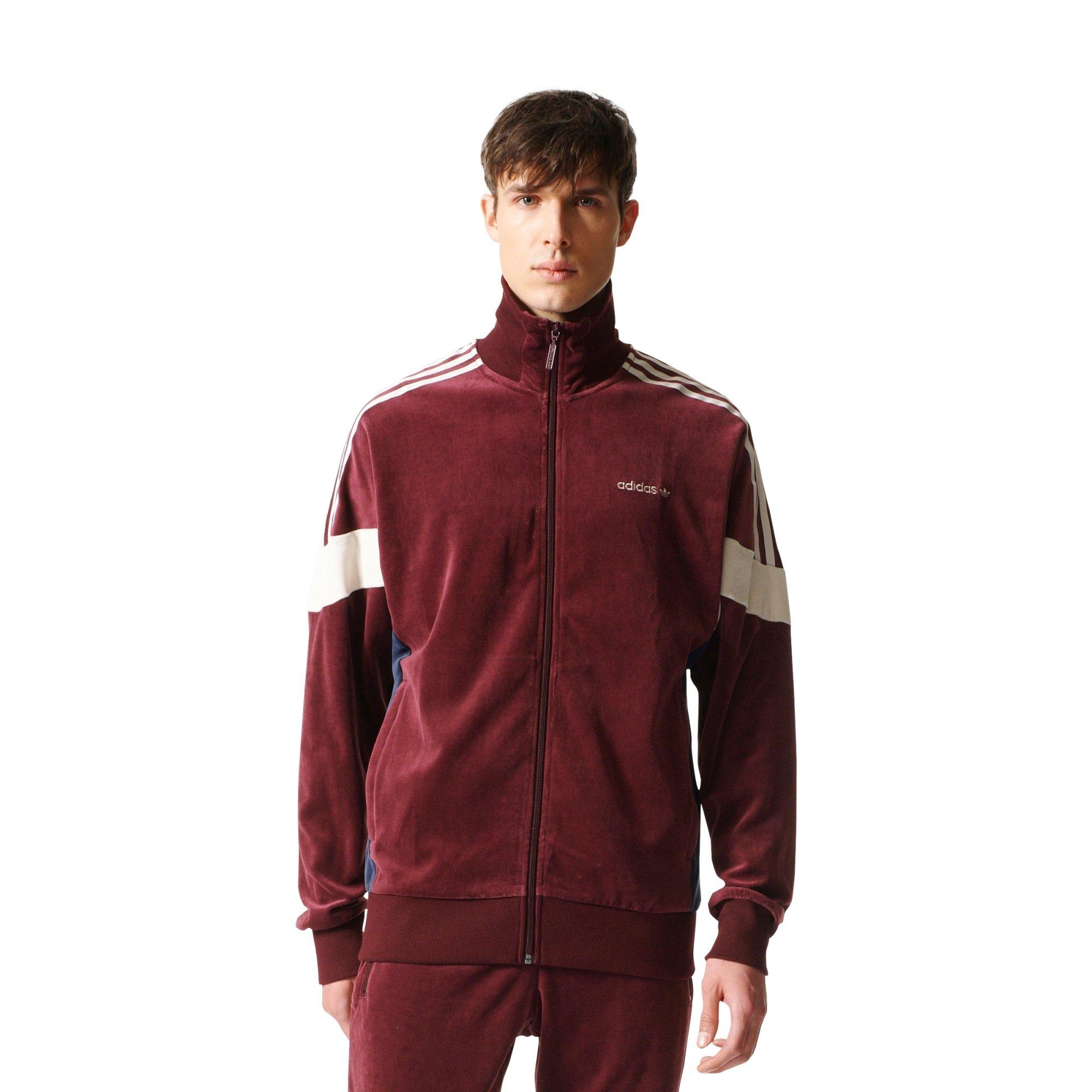 adidas originals velour track jacket
