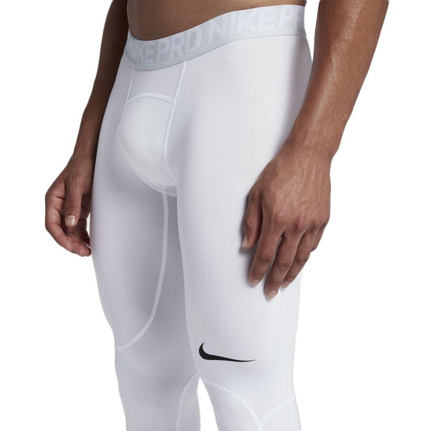 NIKE PRO NBA Team Issue Compression 3/4 Tight Black And White Size