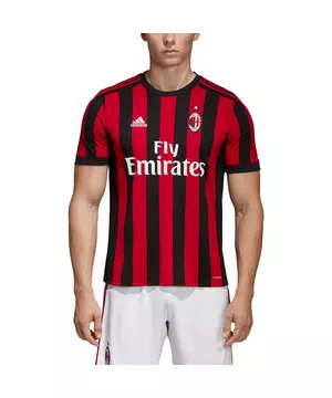 adidas Men's AC Milan Home Replica Jersey - Hibbett | City Gear adidas Men's AC Milan Home Replica Jersey - Hibbett | City Gear