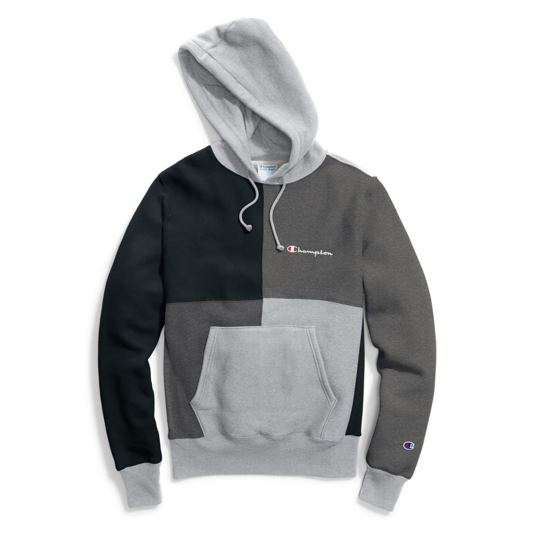 men's champion colorblock hoodie