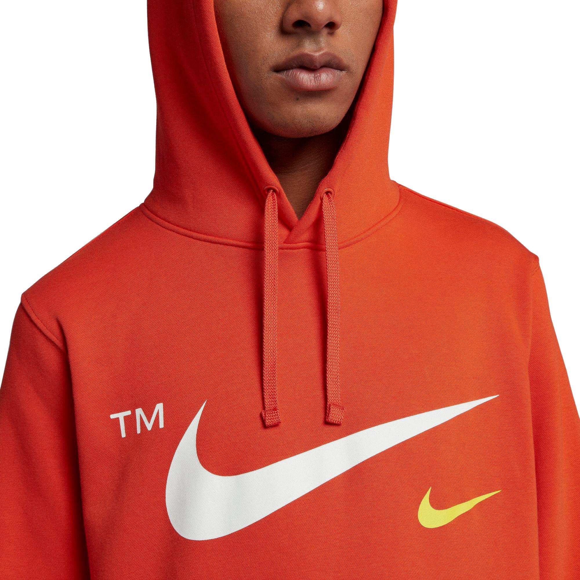 black and orange nike sweater