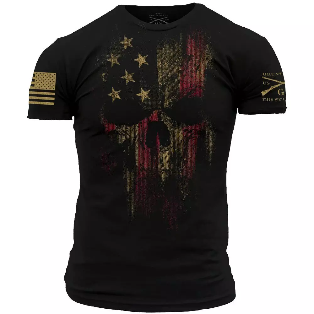Grunt Style Men's American Reaper Tee - BLACK