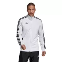 adidas Men's Tiro 18 White Training Jacket - WHITE/BLACK
