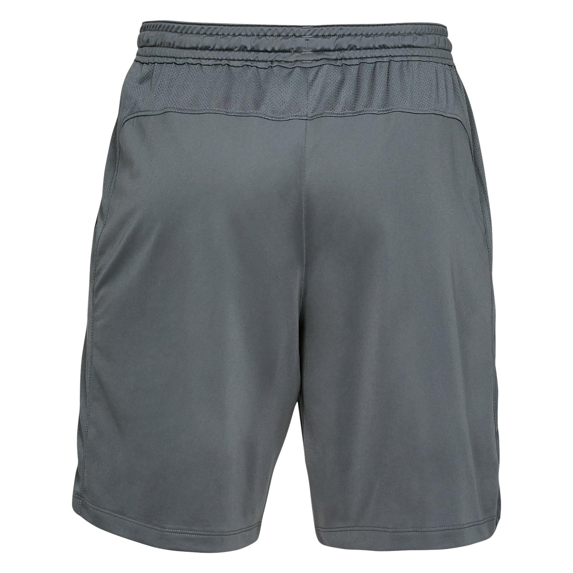 Under Armour Men's MK-1 Shorts Small+Med Charcoal Grey-Black  NEW. 