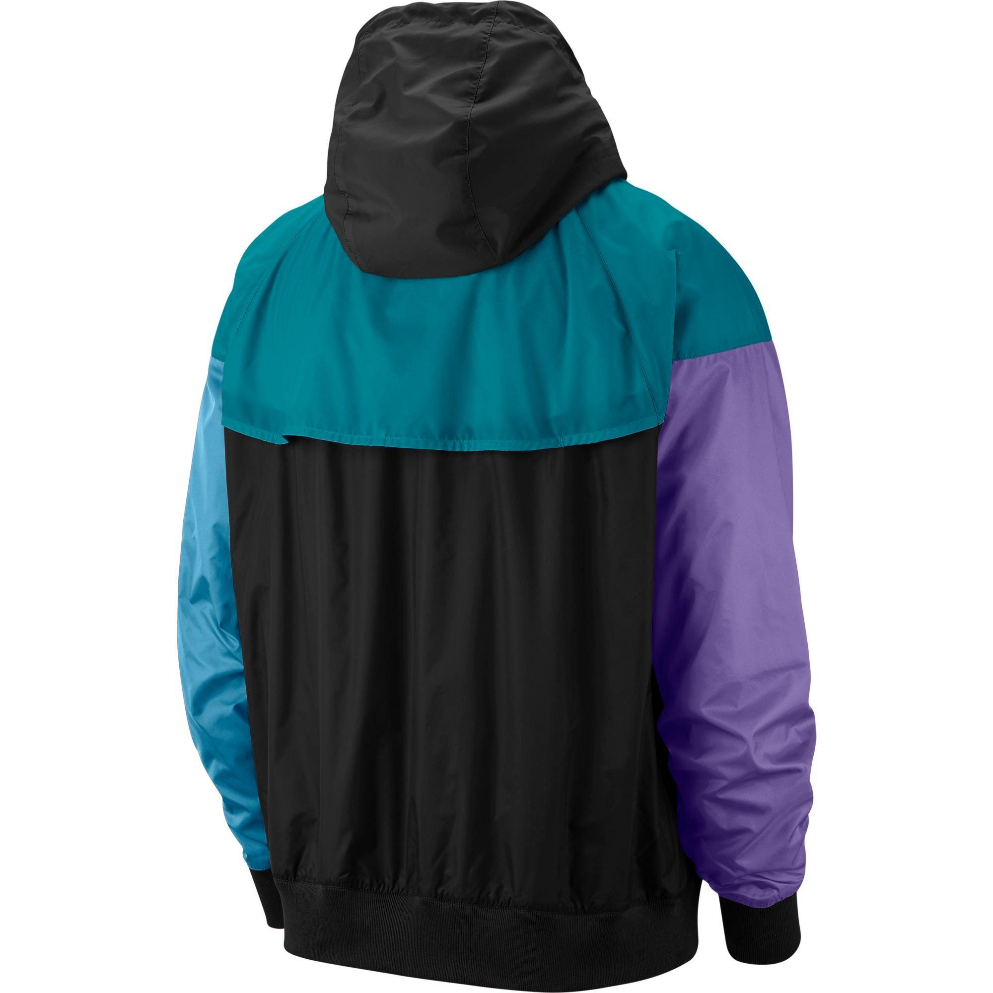 teal and purple nike jacket