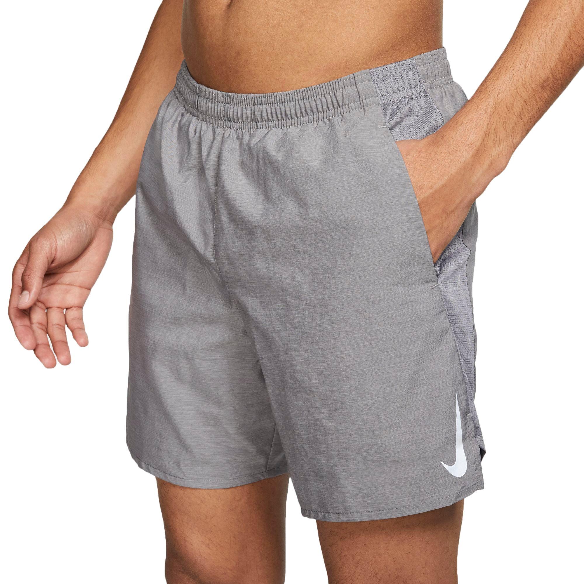 mens nike grey running shorts