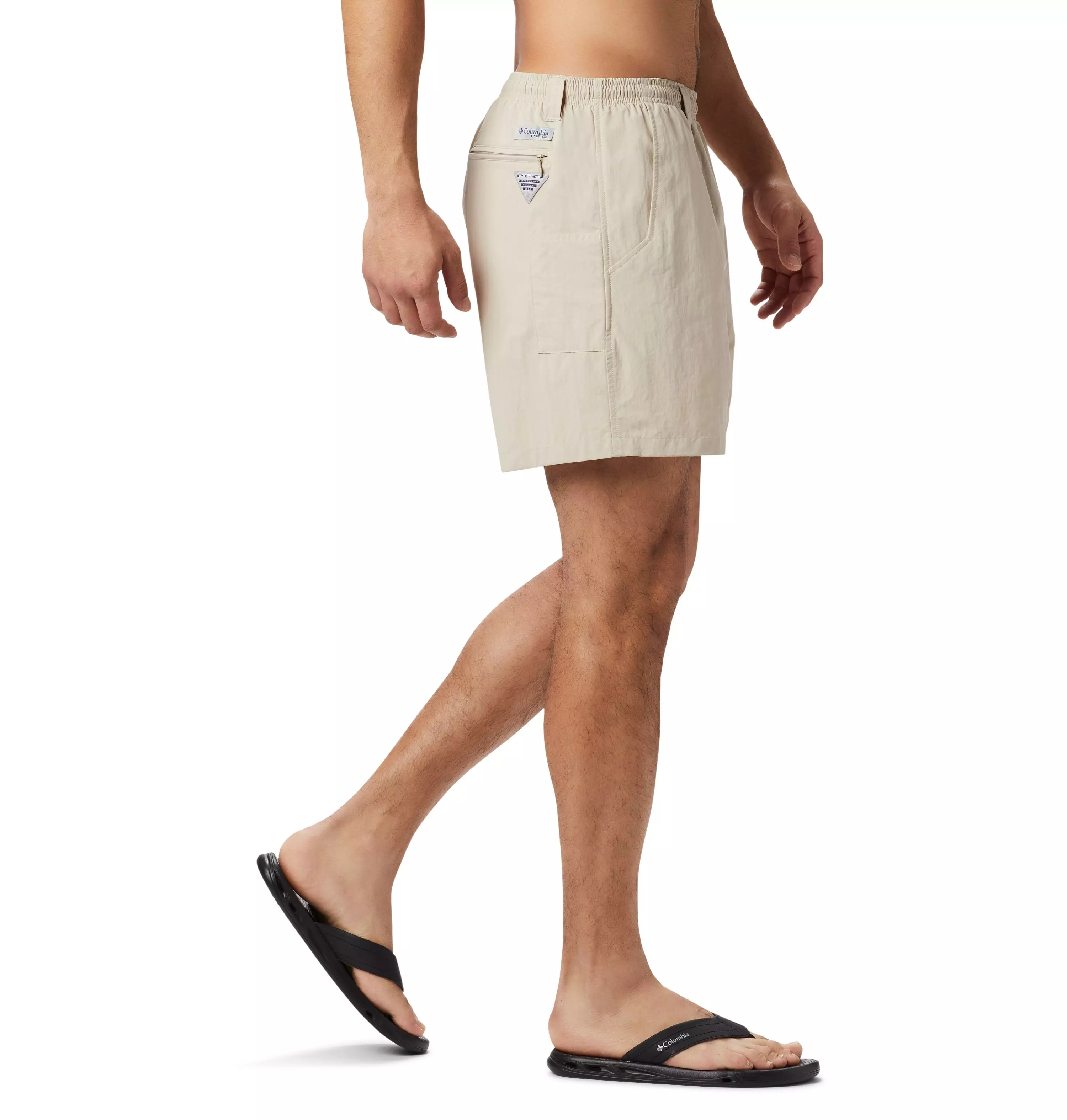 Columbia Men's PFG Backcast III 6" Water Shorts-Khaki - KHAKI