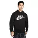 Nike Men's Plus Club Futura Pullover Hoodie - BLACK Thumbnail View 1