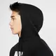 Nike Men's Plus Club Futura Pullover Hoodie - BLACK Thumbnail View 4