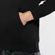 Nike Men's Plus Club Futura Pullover Hoodie - BLACK Thumbnail View 5