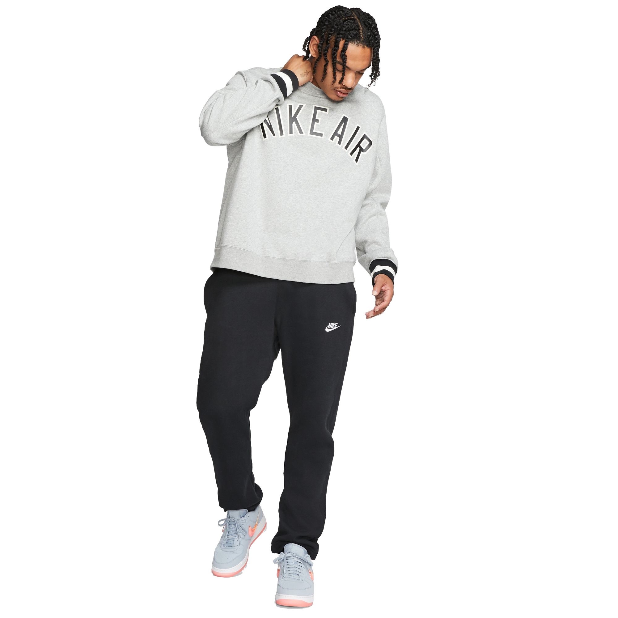 Nike Men's Club Fleece Pant - BLACK Thumbnail View 5