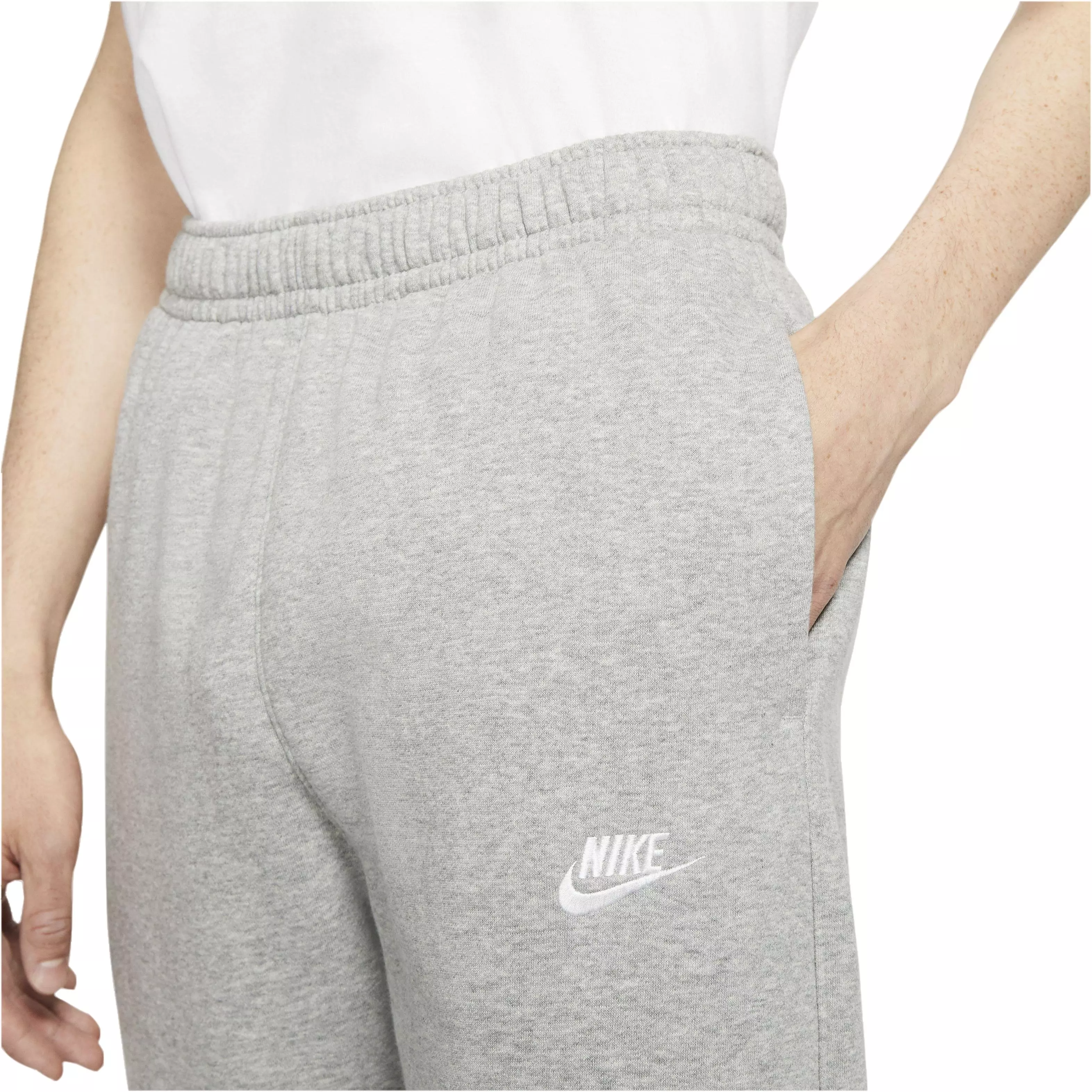 Nike Men's Sportswear Club Fleece Pants-Grey - GREY