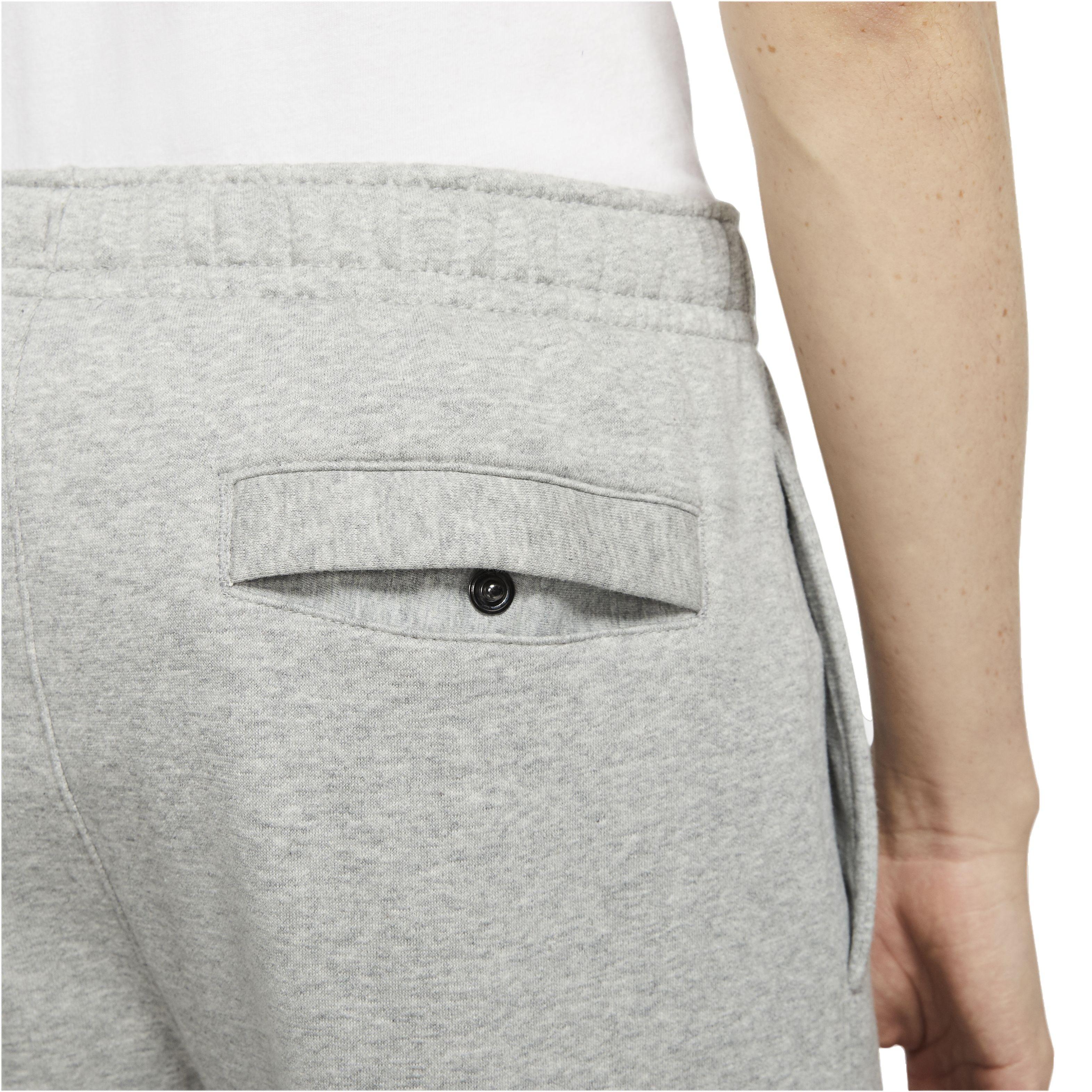Nike Men's Sportswear Club Fleece Pants-Grey - GREY Thumbnail View 4