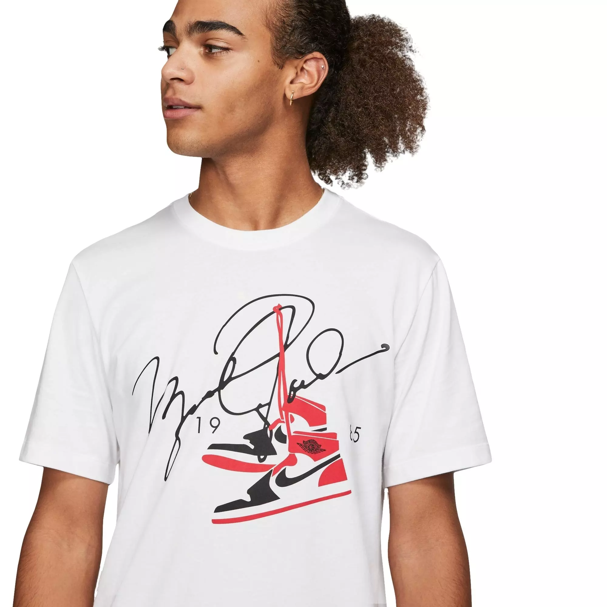 Jordan Men's AJ85 Signature Short Sleeve Tee - WHITE