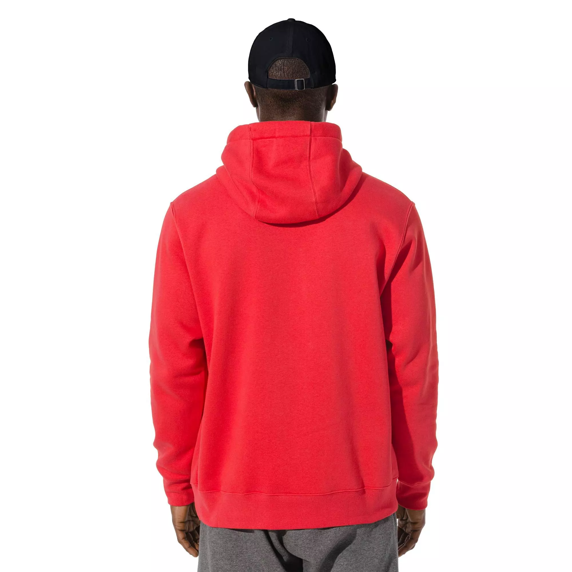 Nike Men's Sportswear Club Fleece Classic Pullover Hoodie - Red - RED
