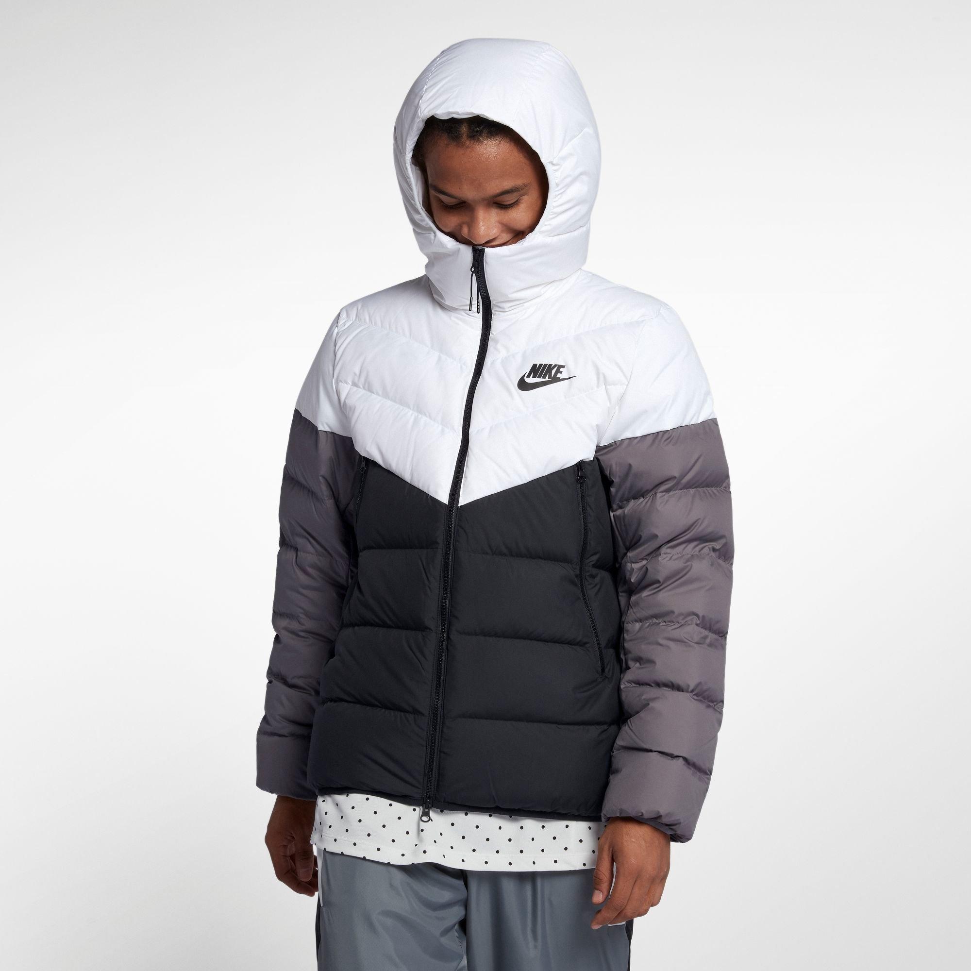 nike men's windrunner down jacket