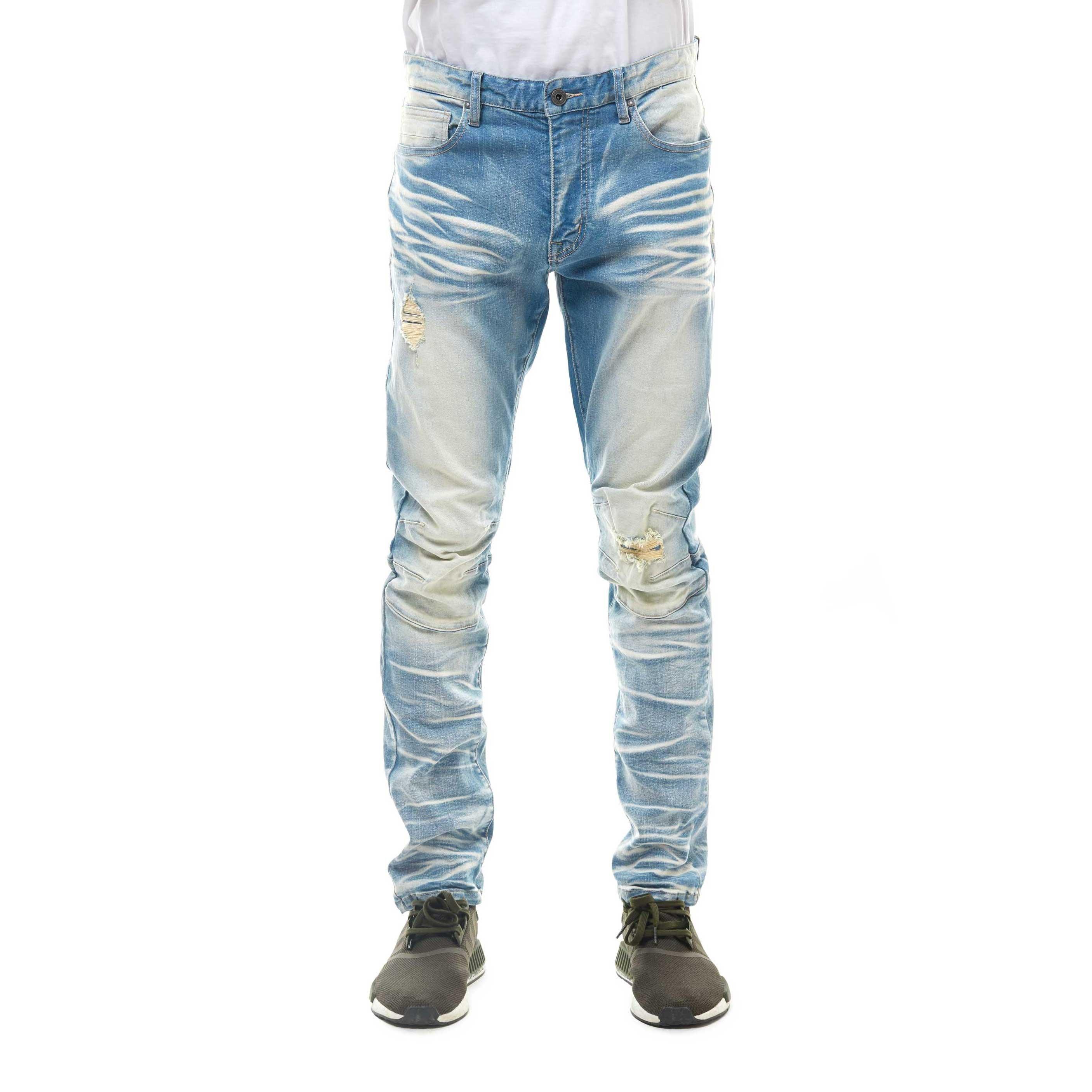 white smoke rise jeans