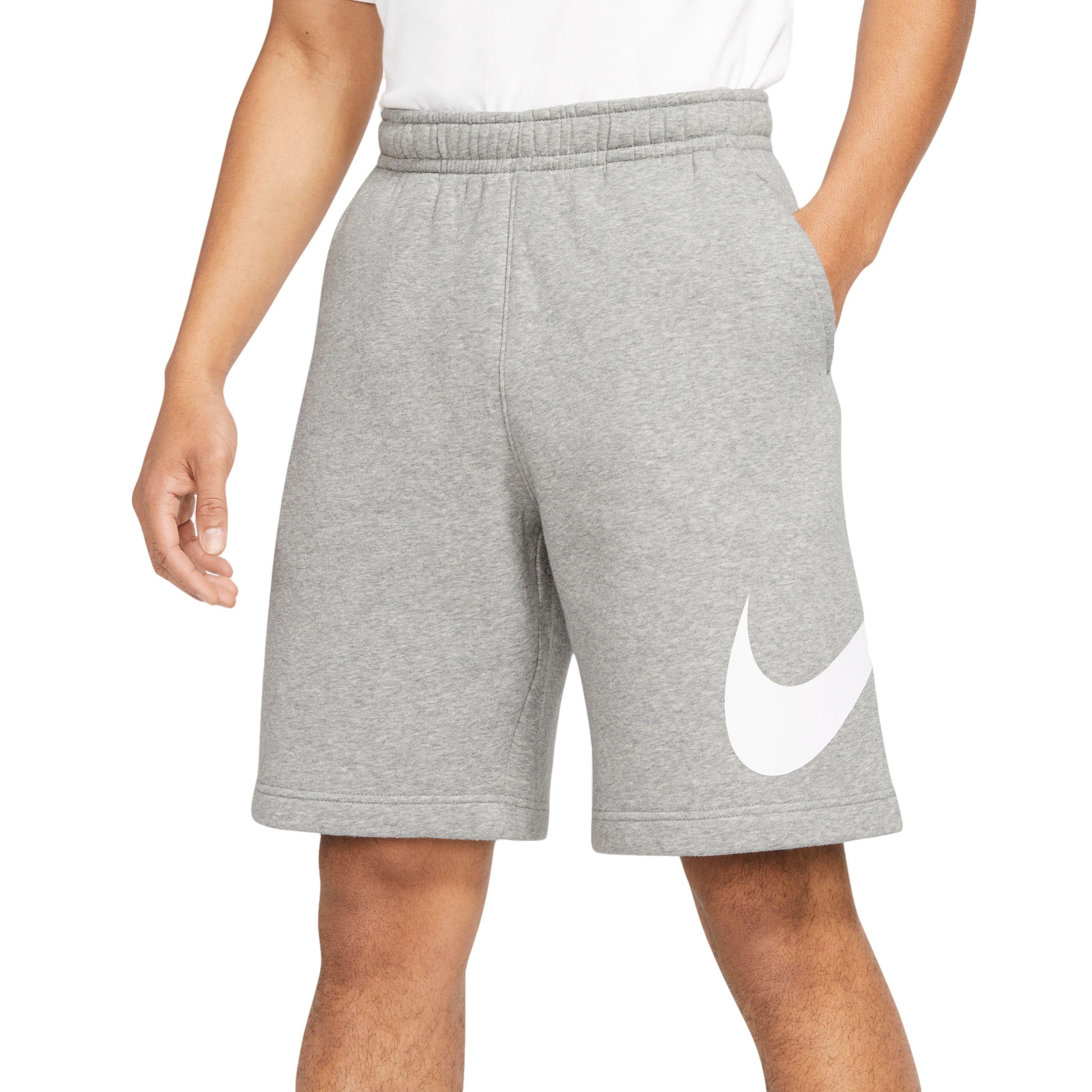Nike Men's Sportswear Club Grey Graphic Shorts - Hibbett