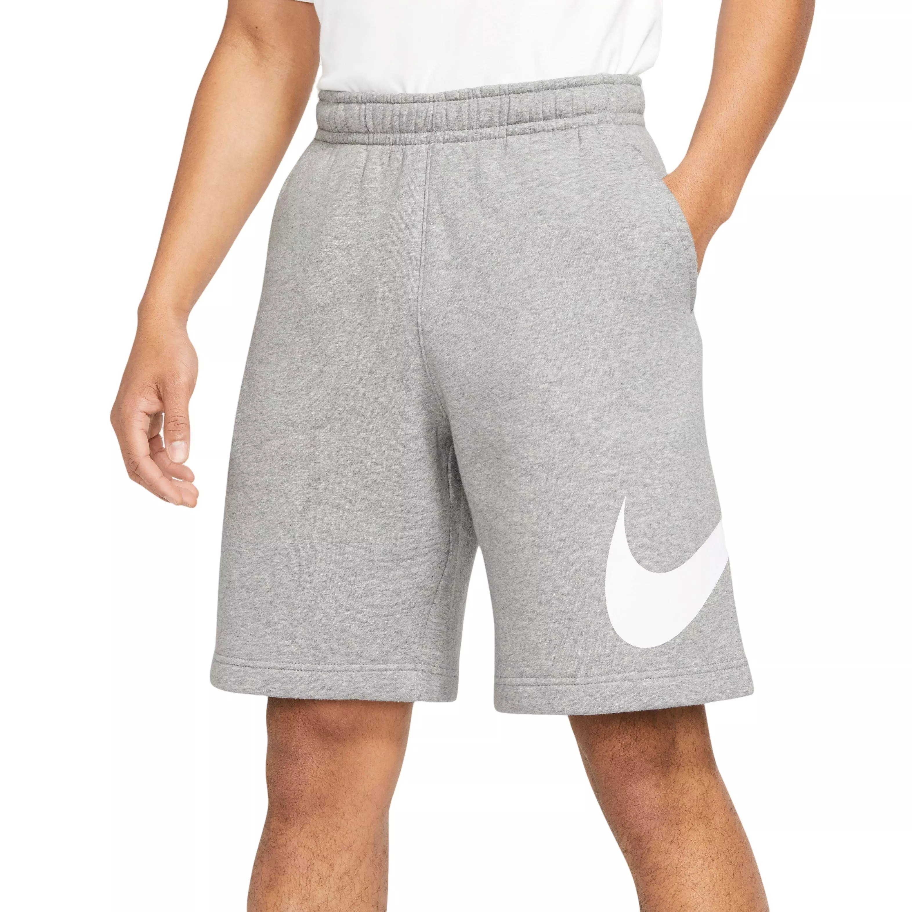 Nike Boys Shorts Youth Extra Large Gray Fleece Sweat Shorts SportsWear Cut  Off 